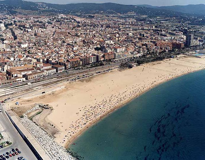 Platja del Varador a Mataró. FOTO: Cedida Platja del Varador a Mataró. FOTO: Cedida