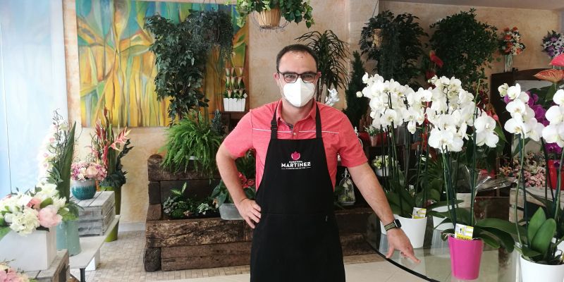 Josep Lluís Martínez Pons, propietari de la Floristeria Martínez. FOTO: Redacció