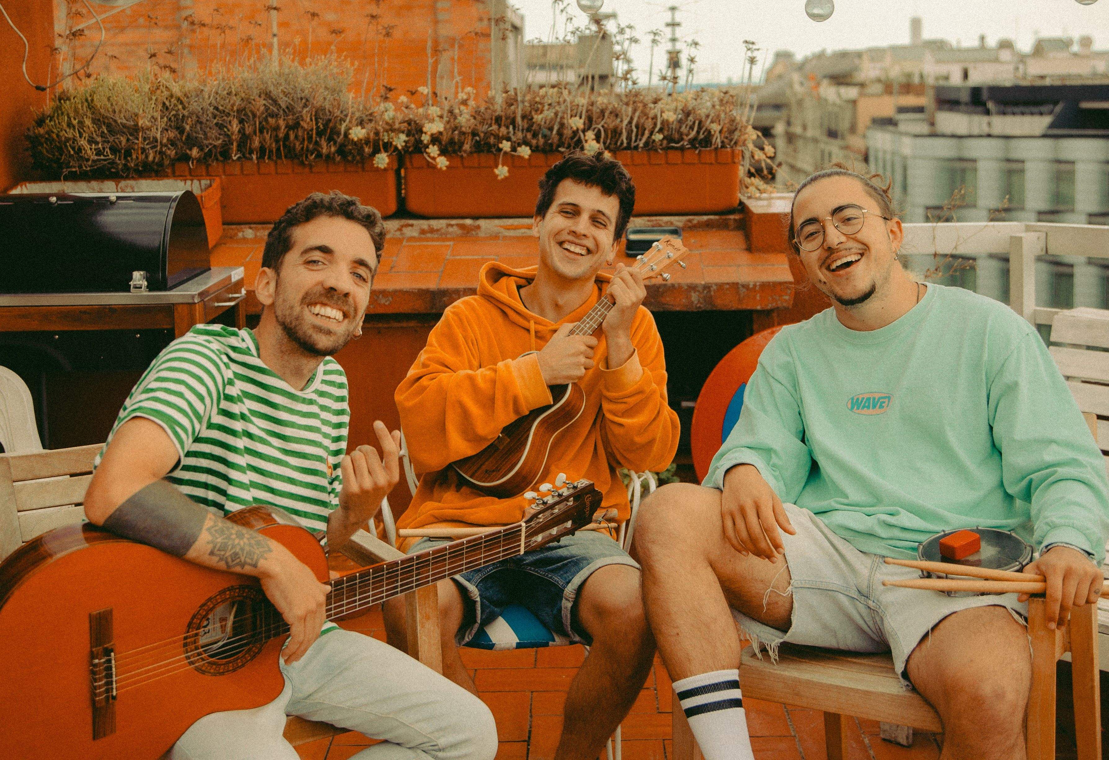 Els tres integrants d'Stay Homas. FOTO: Cedida