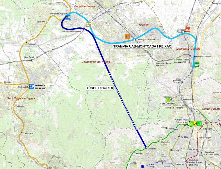 Projecte del Túnel d'Horta | AMTU