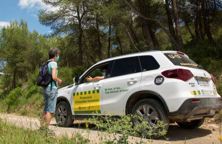 Pla d'informació i prevenció d'incendis forestals (PVI) 2020. FOTO: Diputació de Barcelona | Judith Contreras Pla d'informació i prevenció d'incendis forestals (PVI) 2020. FOTO: Diputació de Barcelona | Judith Contreras