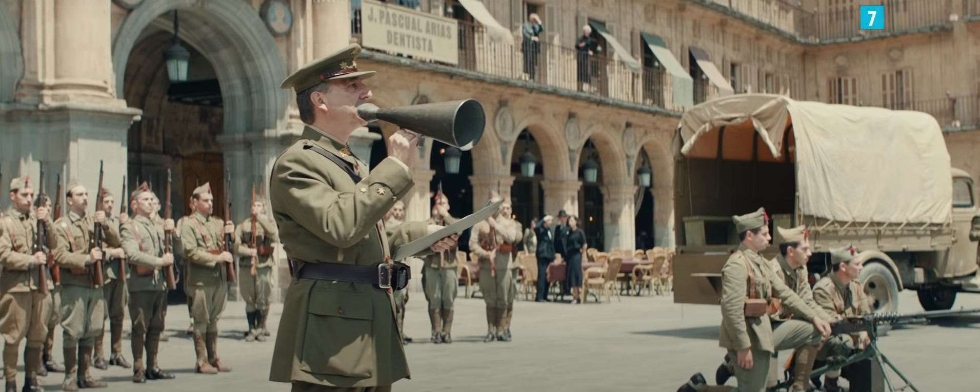 Música i cinema per aquest cap de setmana a Rubí. Fotograma de la pel·lícula 'Mientras dure la guerra' d'Alejandro Amenábar. FOTO: Cedida