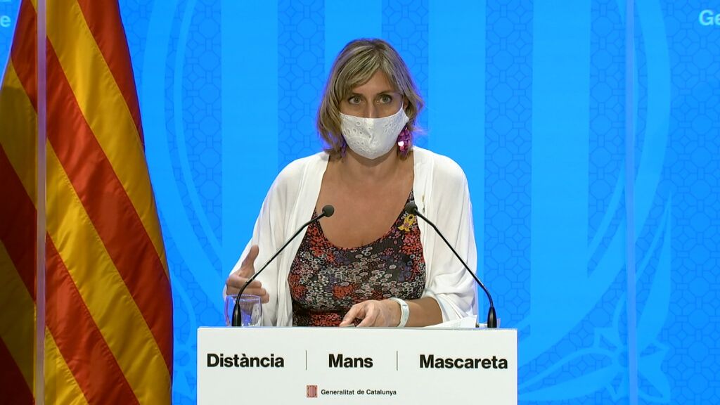 La consellera de Salut. FOTO: Generalitat de Catalunya