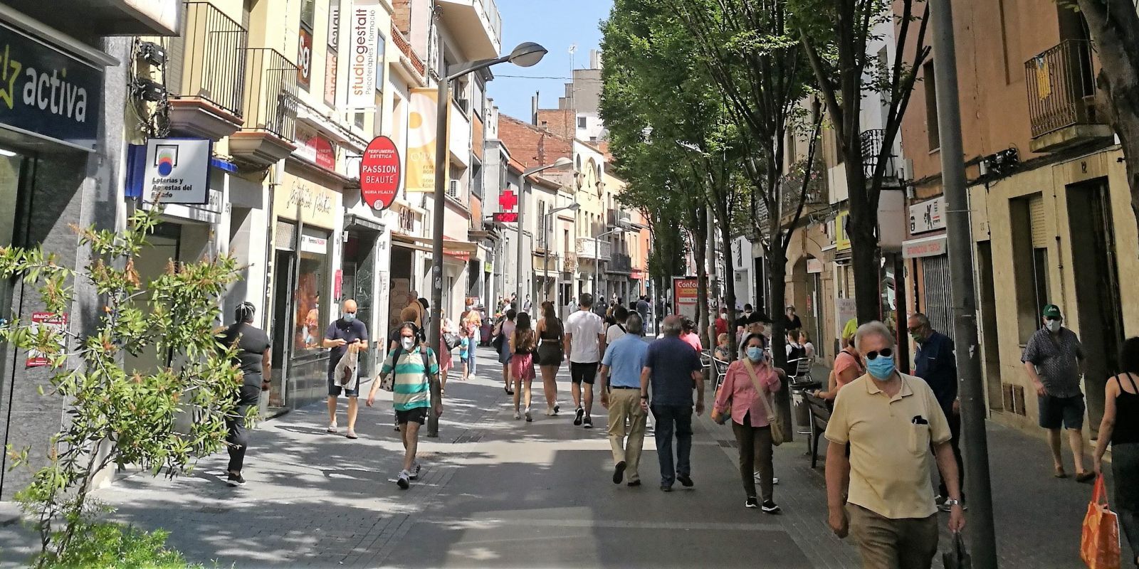 La meitat de la població de Rubí ha rebut almenys una dosi de la vacuna 