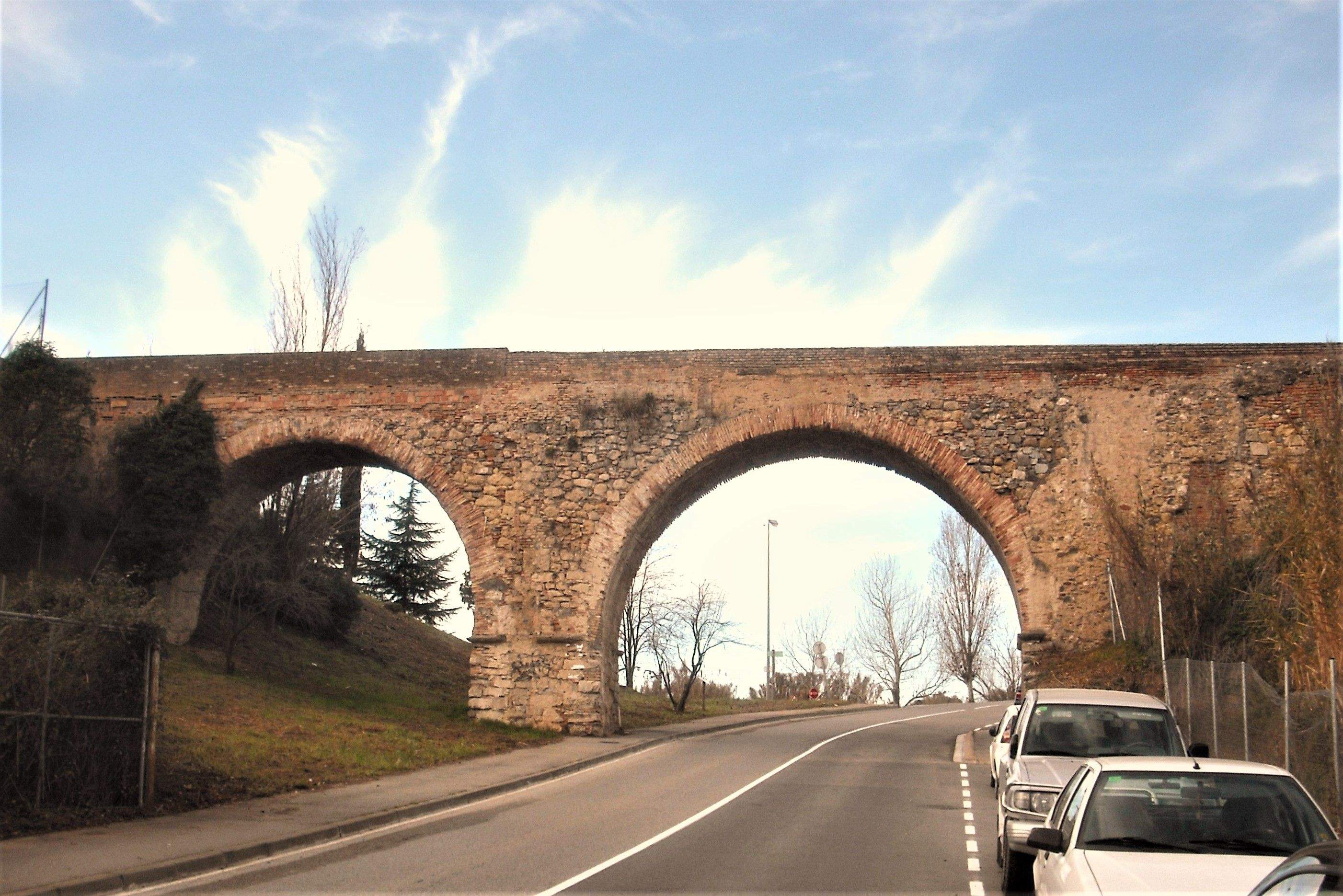 El pont-aqüeducte de Can Claverí. FOTO: Jordi Vilalta 