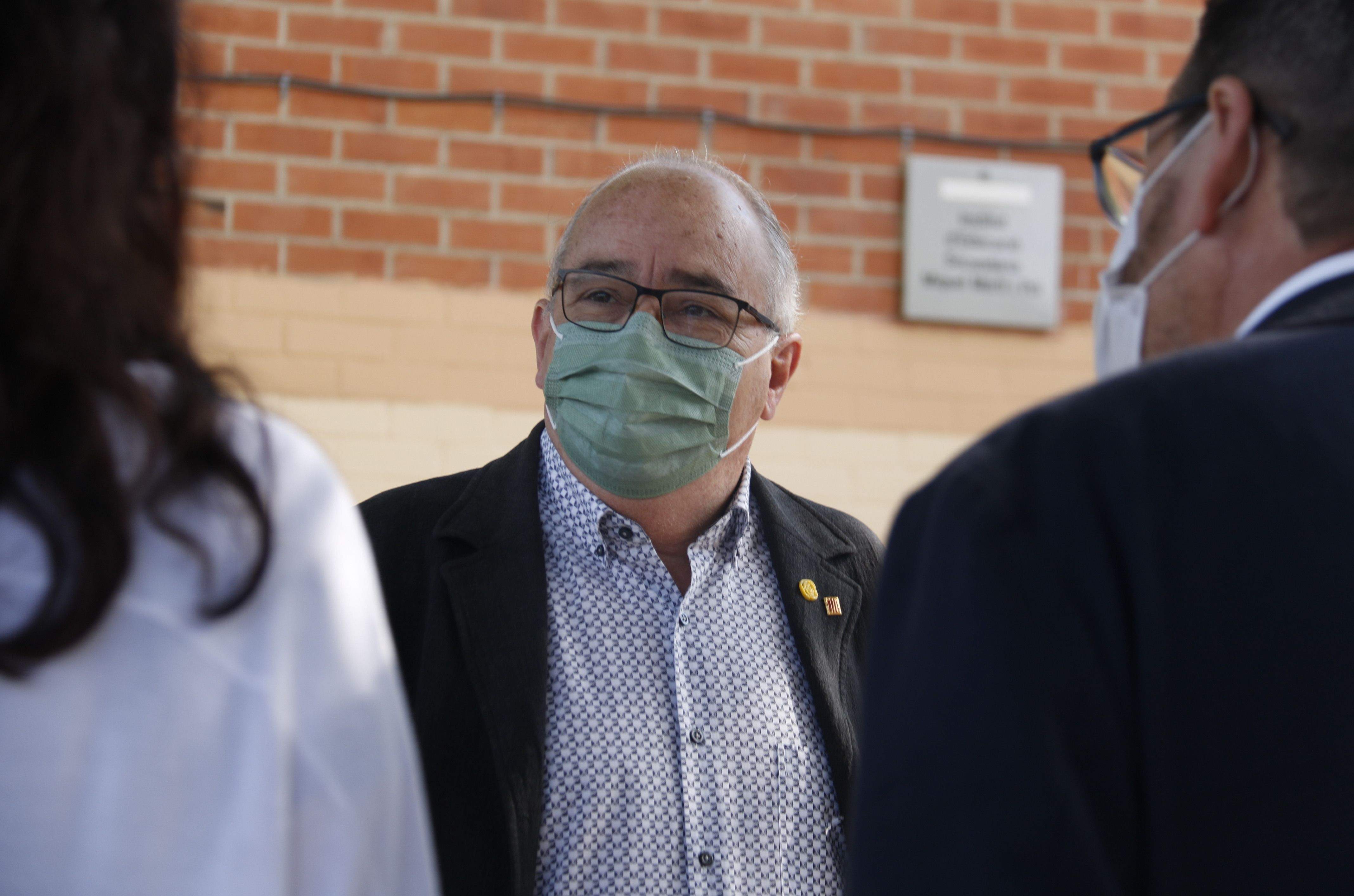 Bargalló ha insistit que "els grups de convivència estables i l'estanqueïtat" fan que "l'escola sigui el lloc més segur pels alumnes fora de casa". FOTO: ACN