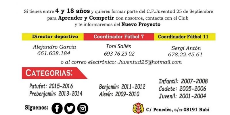 Cartell 25 de setembre Cartell 25 de setembre