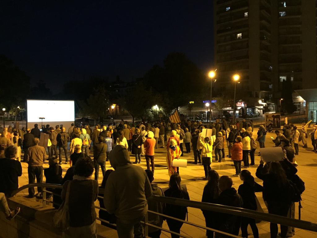 Manifestació 1 octubre de 2020. FONT: Redacció