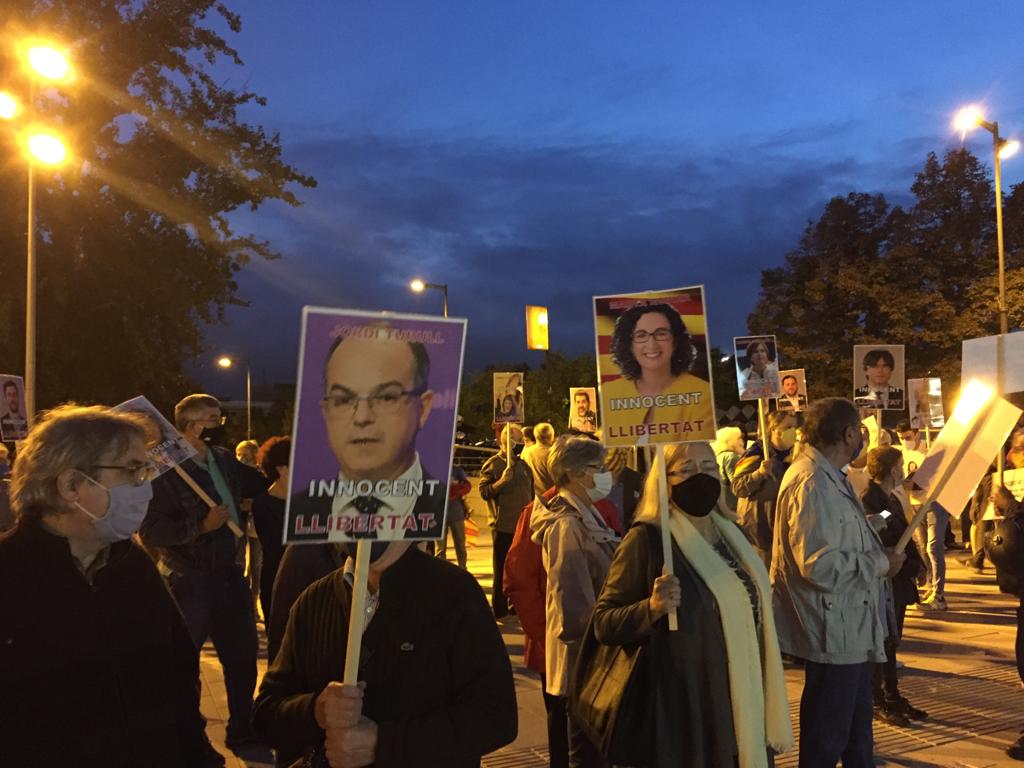 Manifestació per commemorar el tercer aniversari de l'1 d'octubre. FOTO: Redacció