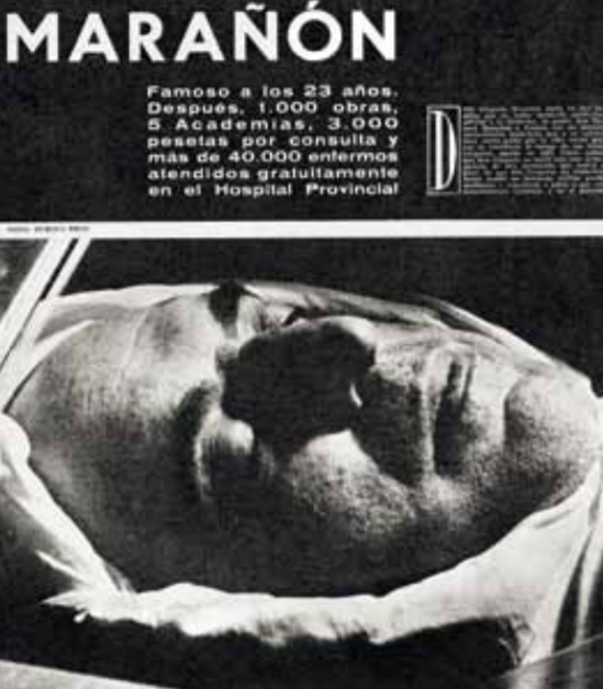 Fotografia publicada a la revista Life amb motiu de la mort del Dr. Gregorio Marañón. FONT: Tal com jo ho he vist. Fotografies de Josep Maria Roset Fotografia publicada a la revista Life amb motiu de la mort del Dr. Gregorio Marañón. FONT: Tal com jo ho he vist. Fotografies de Josep Maria Roset