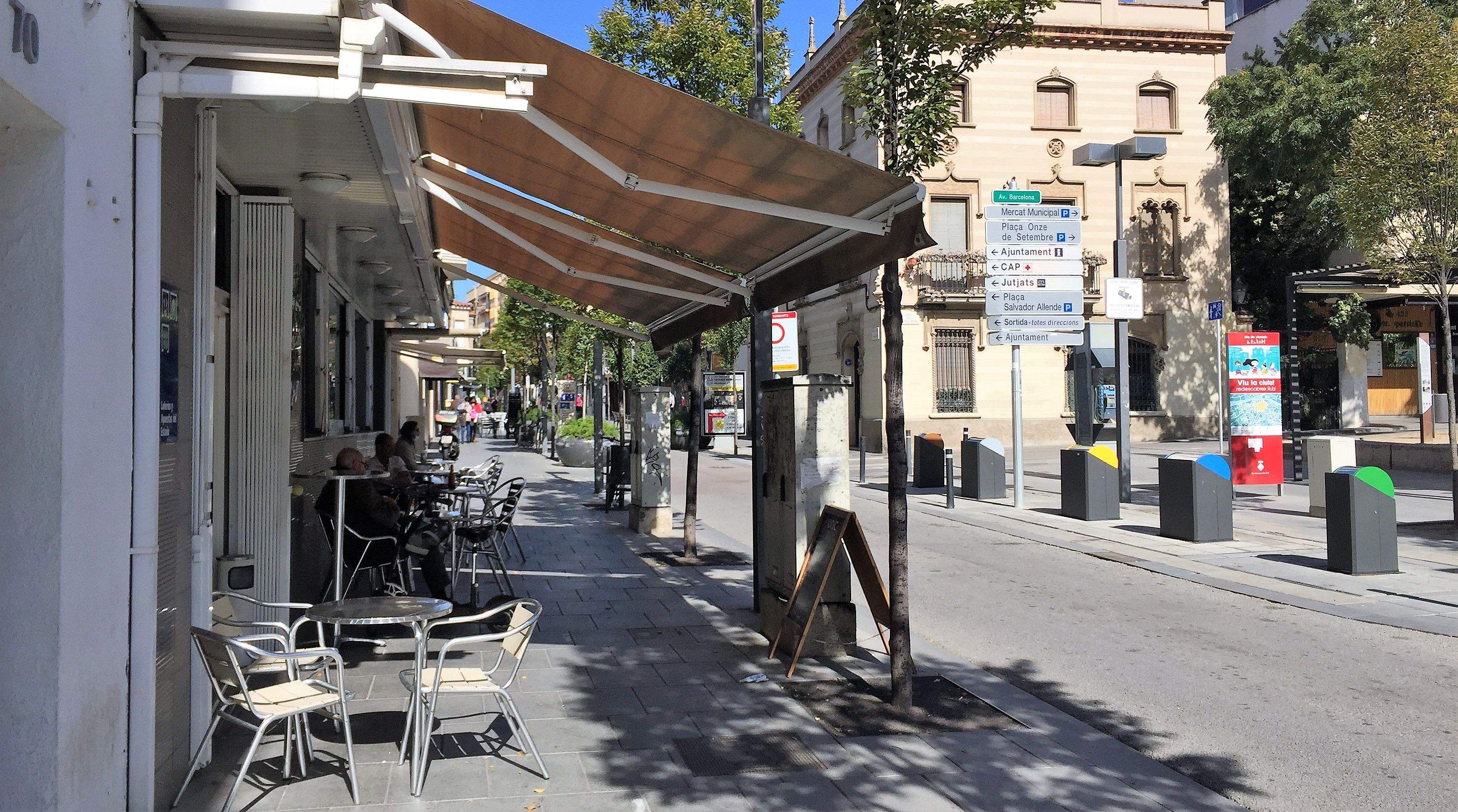 Terrassa del restaurant Cal Gori, a Rubí. FOTO: Arxiu Terrassa del restaurant Cal Gori, a Rubí. FOTO: Arxiu