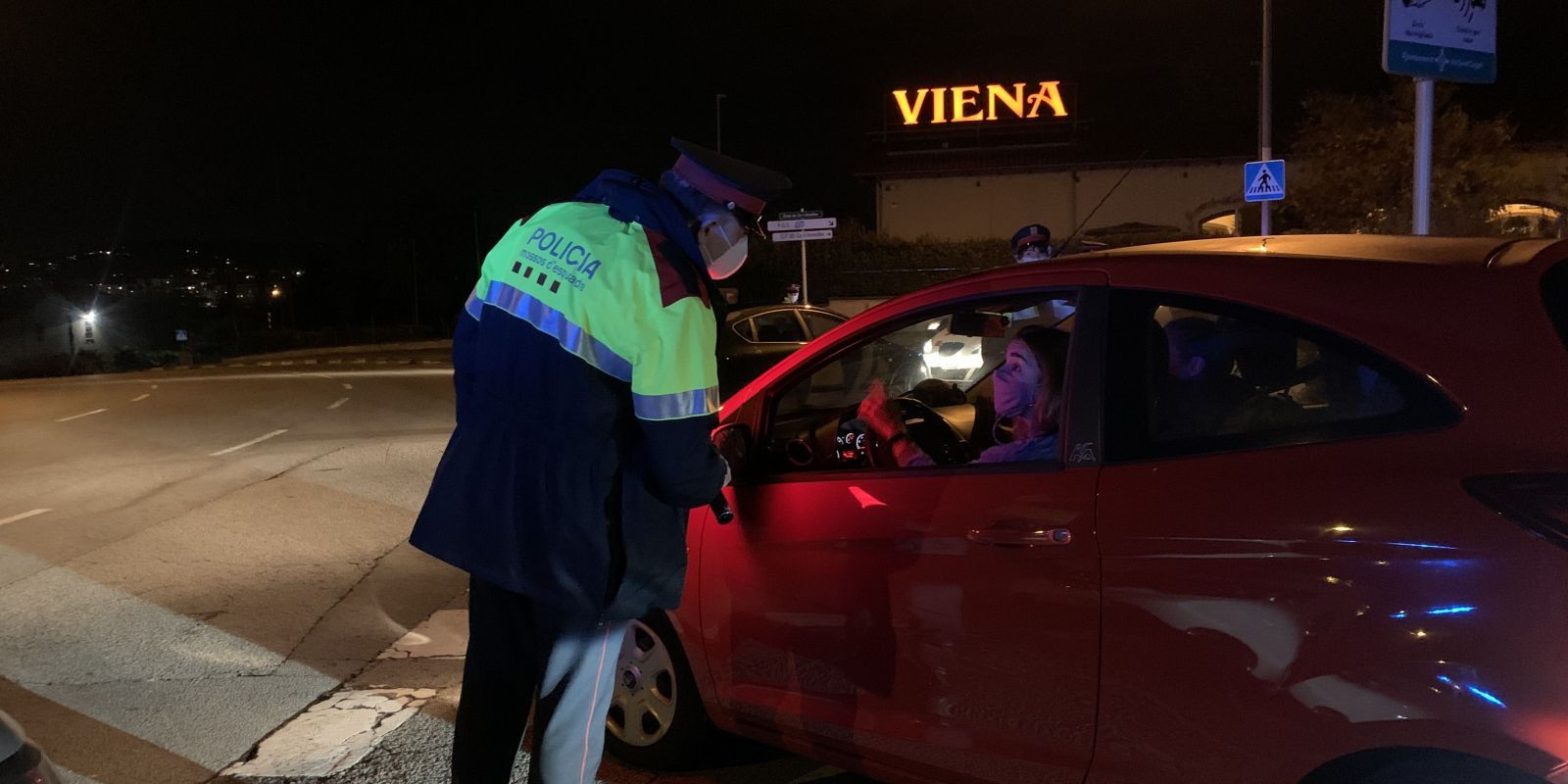 Control de mobilitat entre Sant Cugat i Rubí FOTO: Àgata Guinó