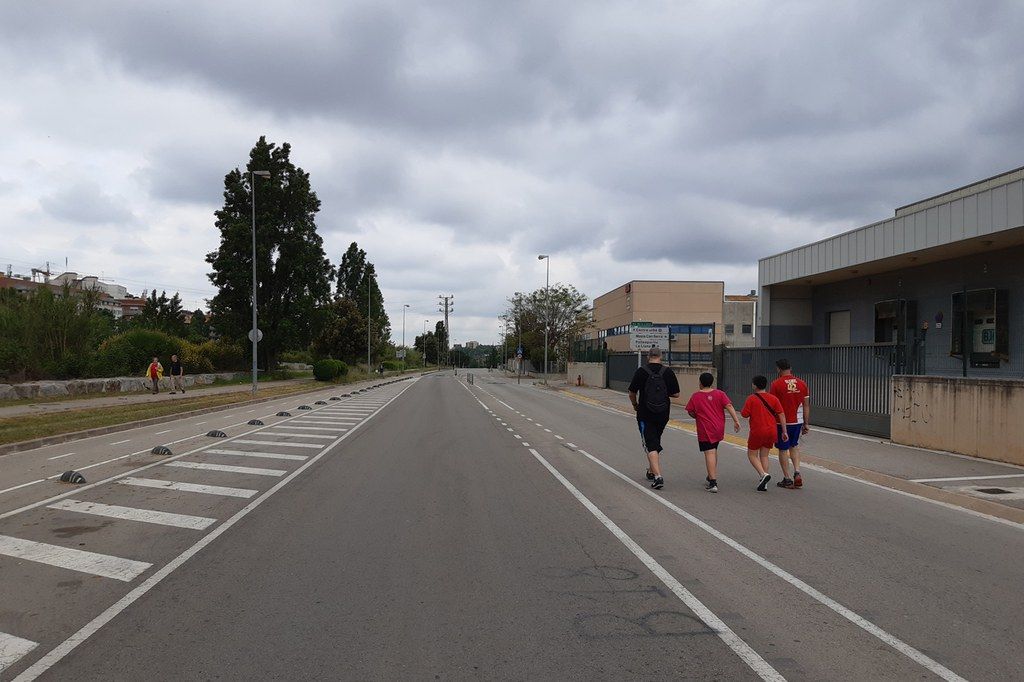 L'avinguda de la Llana es tornarà a tallar al trànsit els dissabtes, diumenges i festius de forma temporal. FOTO: Ajuntament de Rubí-Localpres