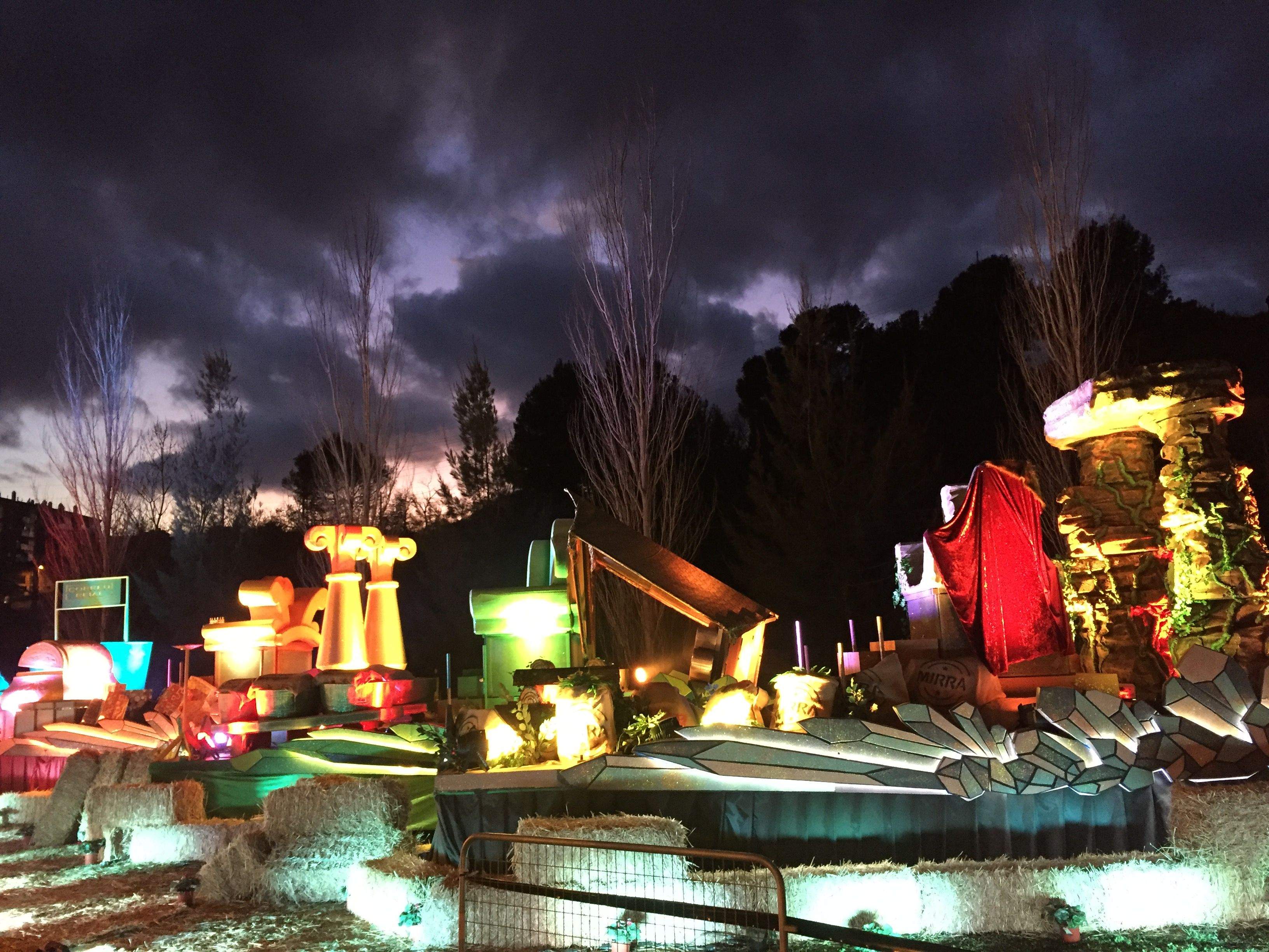 El Castell ha estat l'escenari escollit per a l'arribada dels Reis aquest 2022. FOTO: NHS