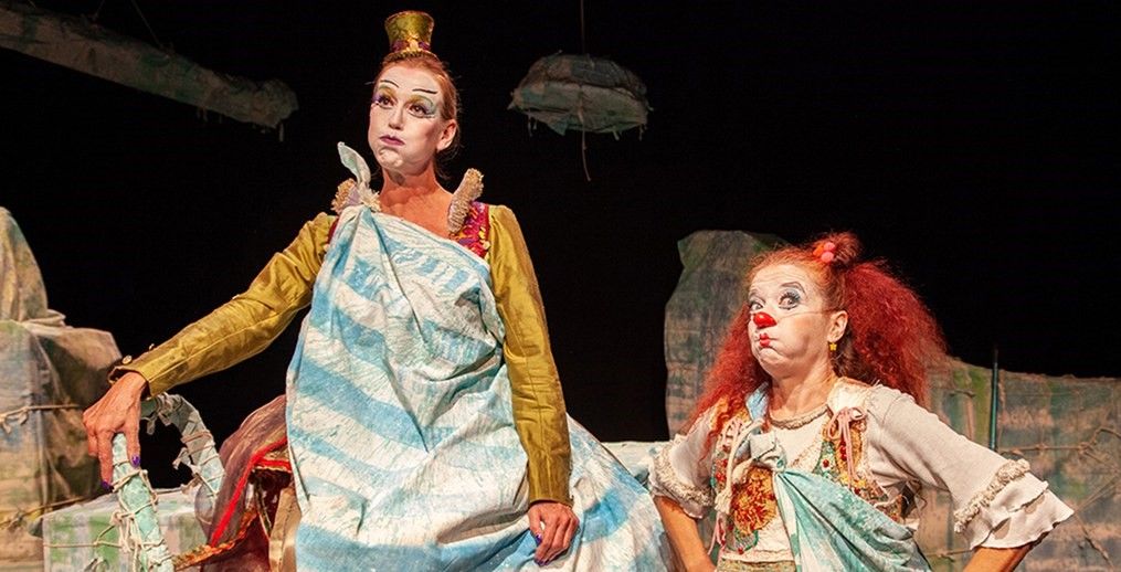 Les pallasses Pepa Plana i Noël Olivé obriran la temporada. FOTO: Aureli Sendra / Tony Lara