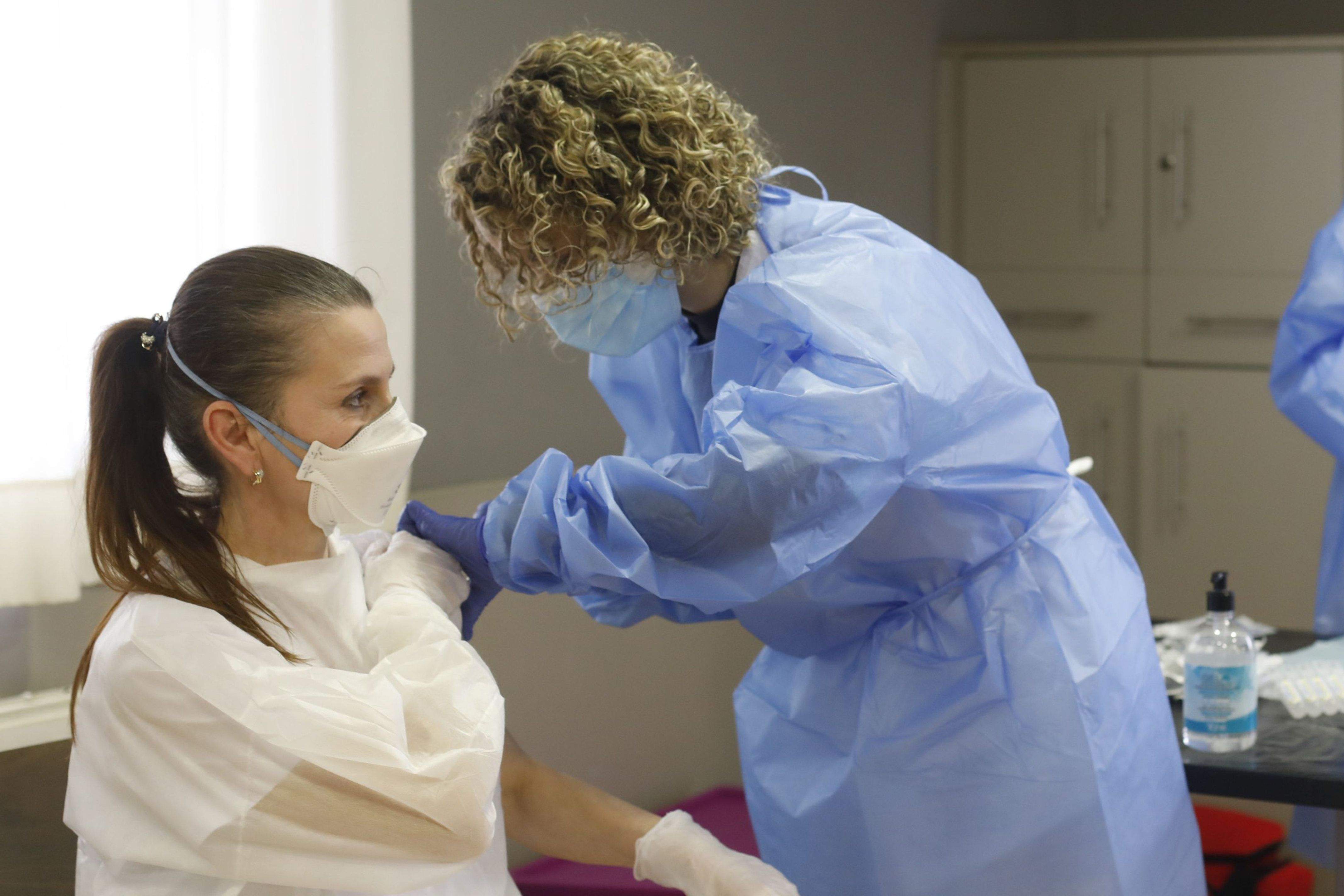 Rubí, per sota del ritme de vacunació del Vallès Occidental. FOTO: ACN