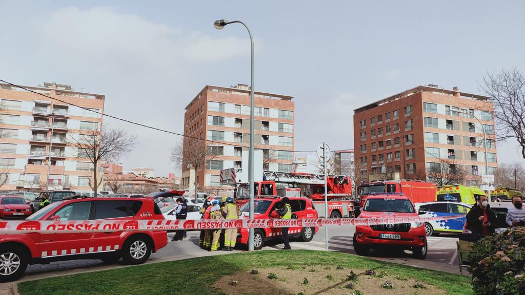 Les notícies més destacades de la setmana a Rubí. Incendi a la fàbrica de cremalleres. FOTO: Cedida