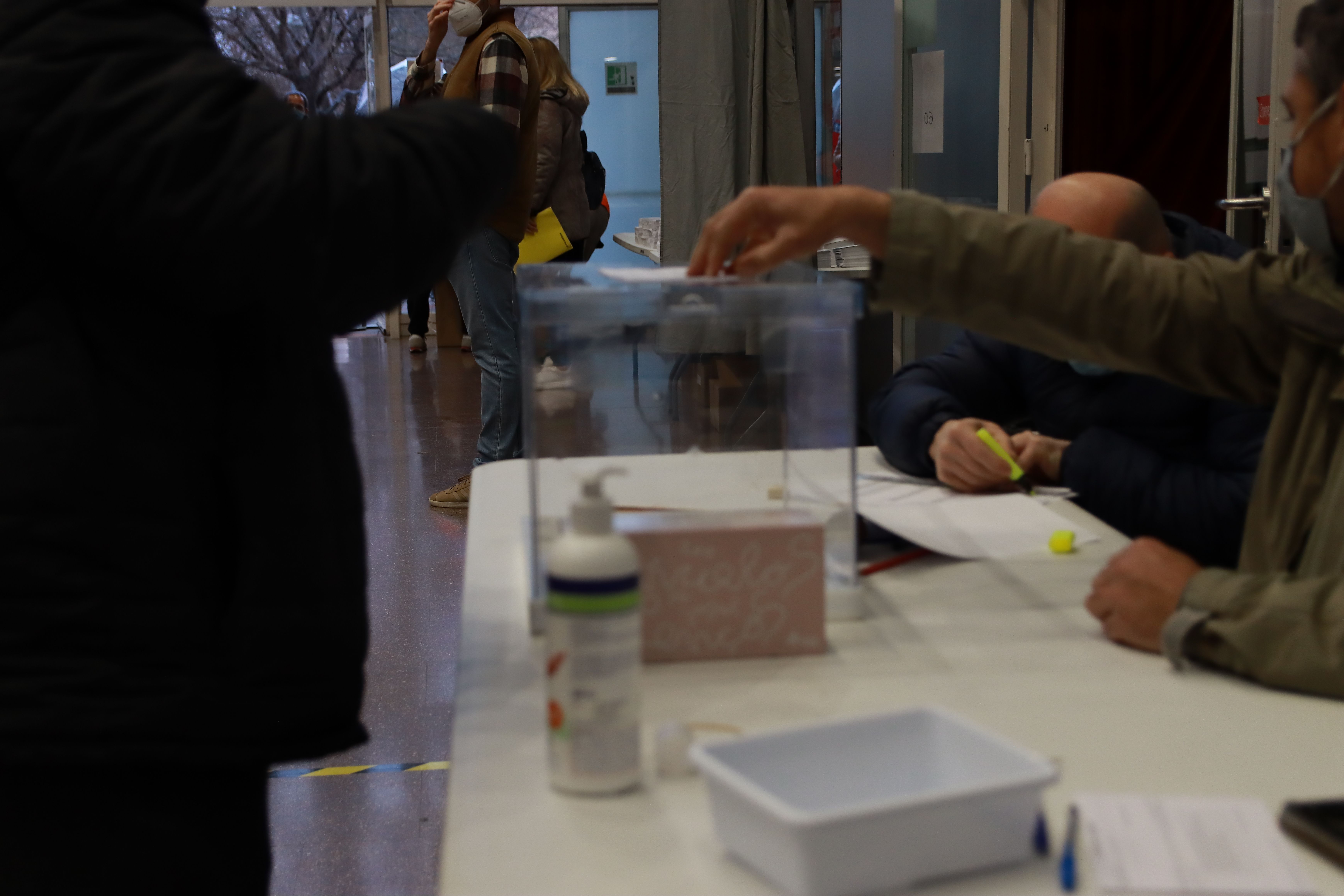 Eleccions del 14 de febrer a Rubí. FOTO: Josep Llamas