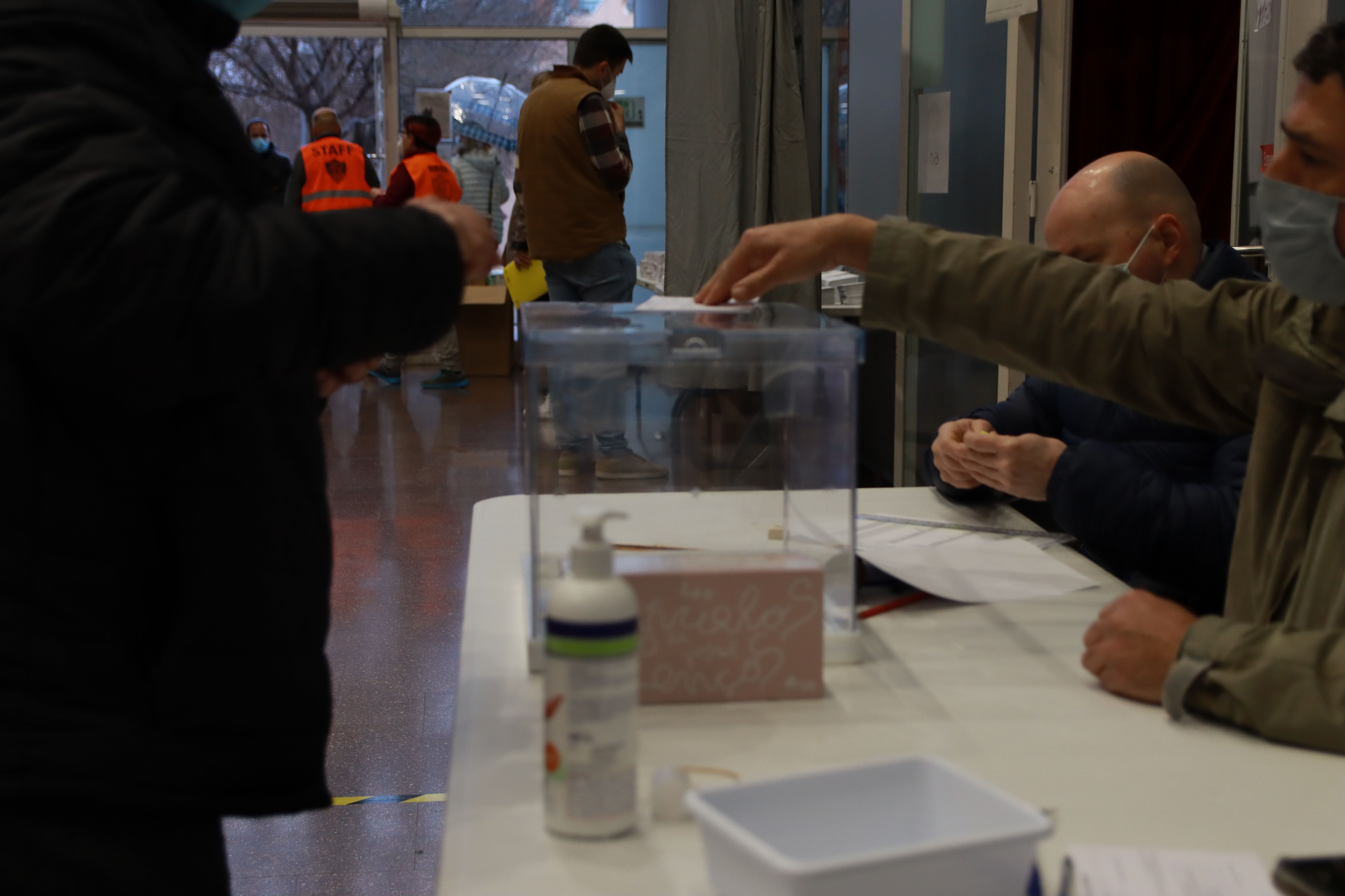 Eleccions del 14 de febrer a Rubí. FOTO: Josep Llamas