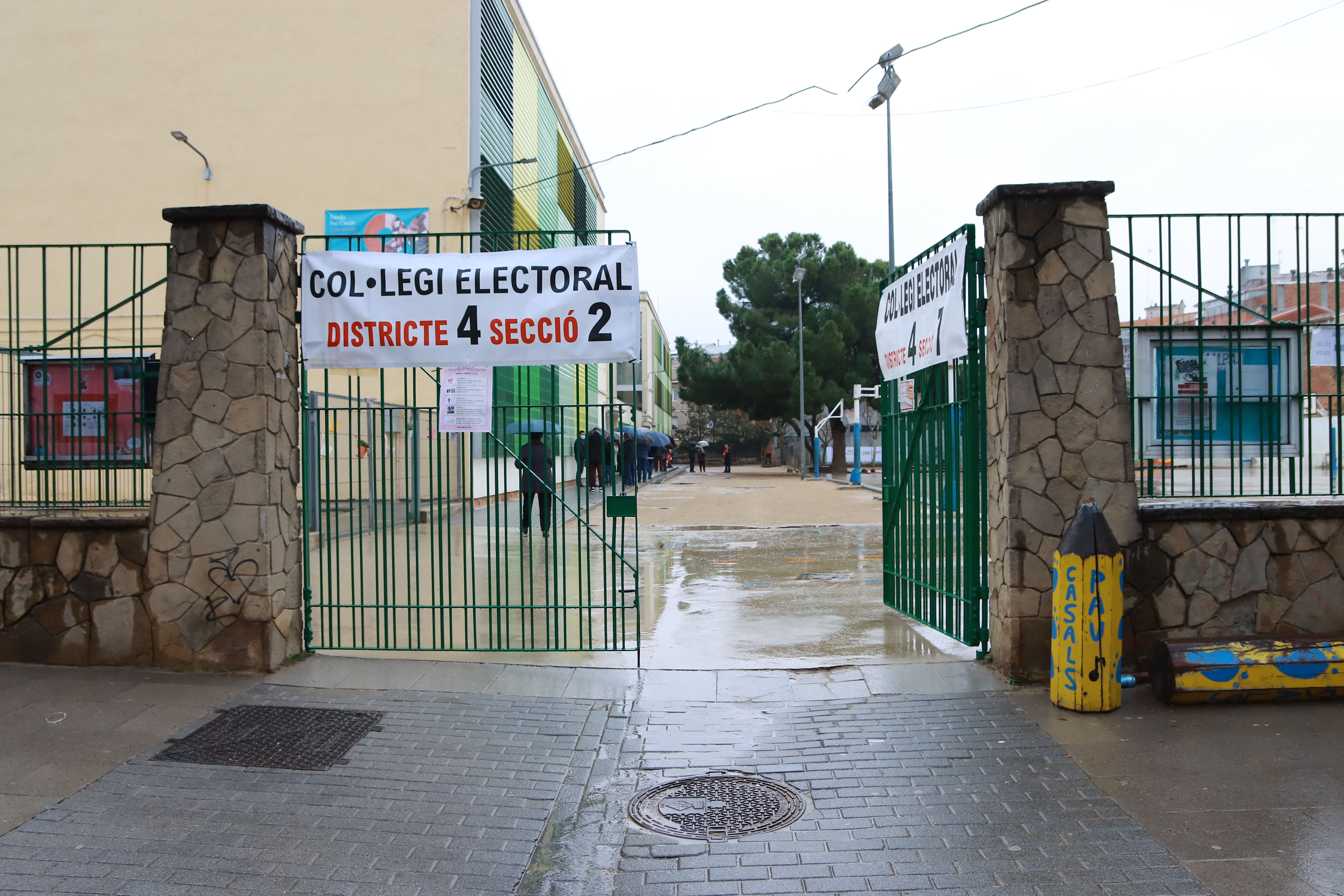 Eleccions del 14 de febrer a Rubí. FOTO: Josep Llamas