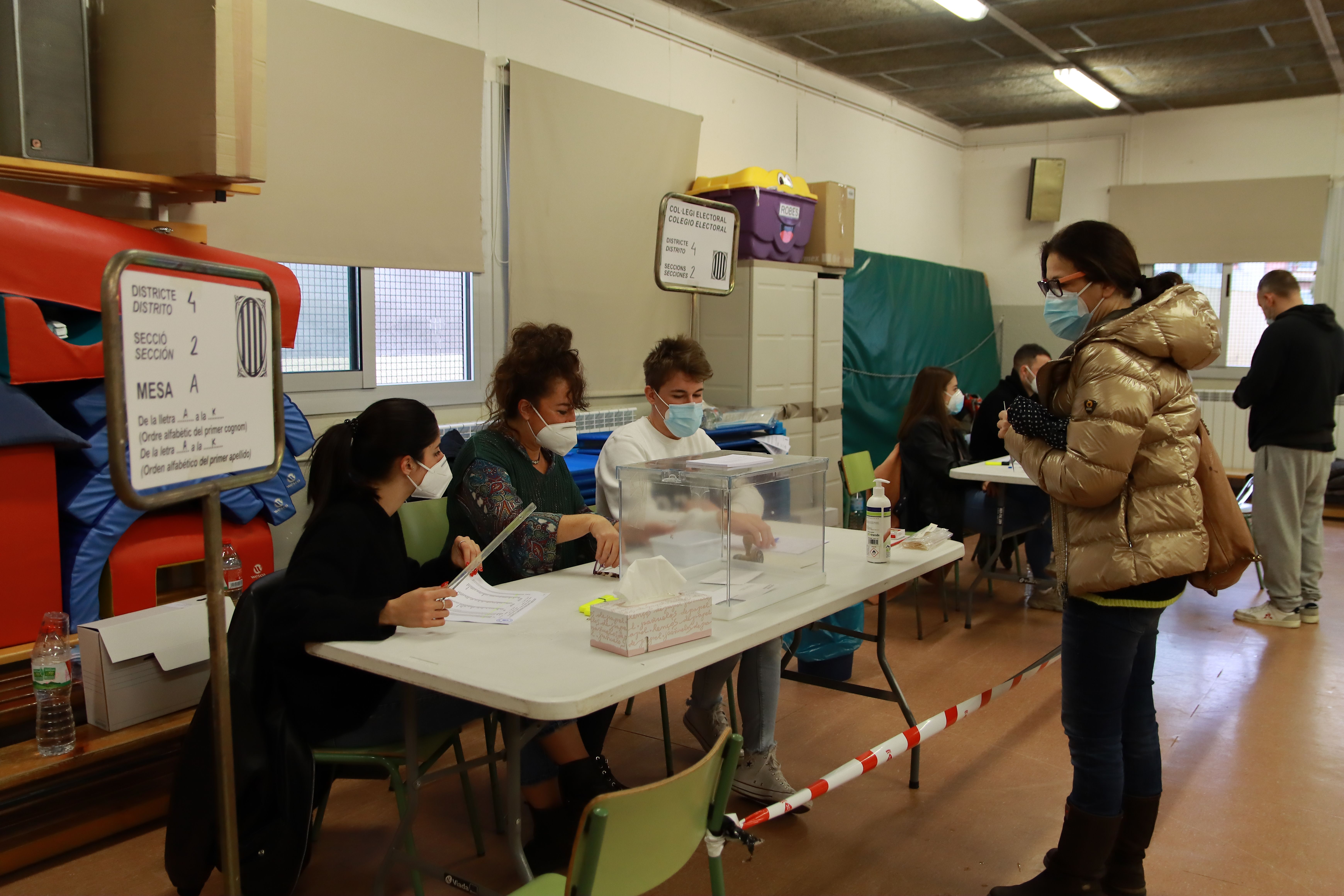 Eleccions del 14 de febrer a Rubí. FOTO: Josep Llamas
