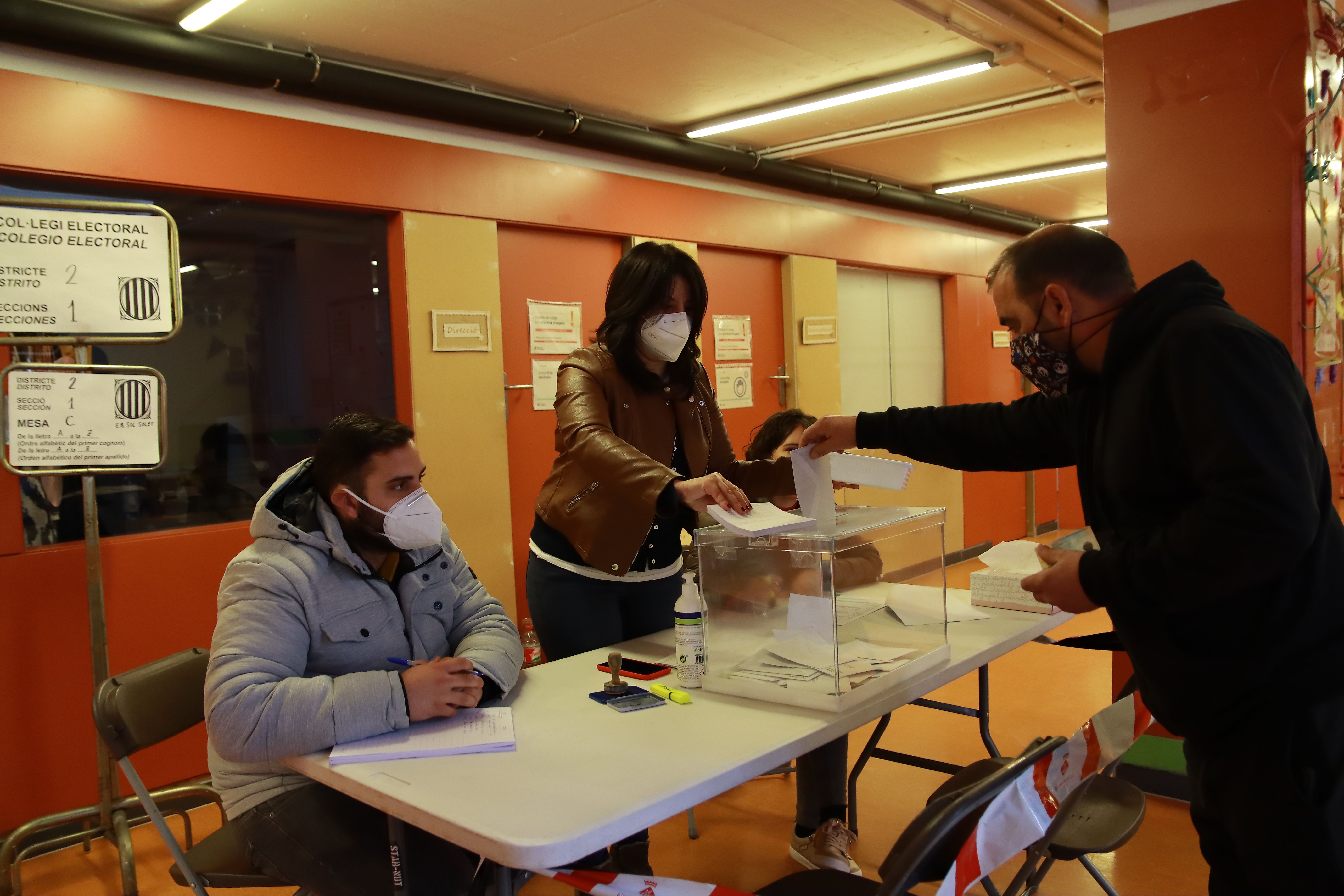 Eleccions del 14 de febrer a Rubí. FOTO: Josep Llamas