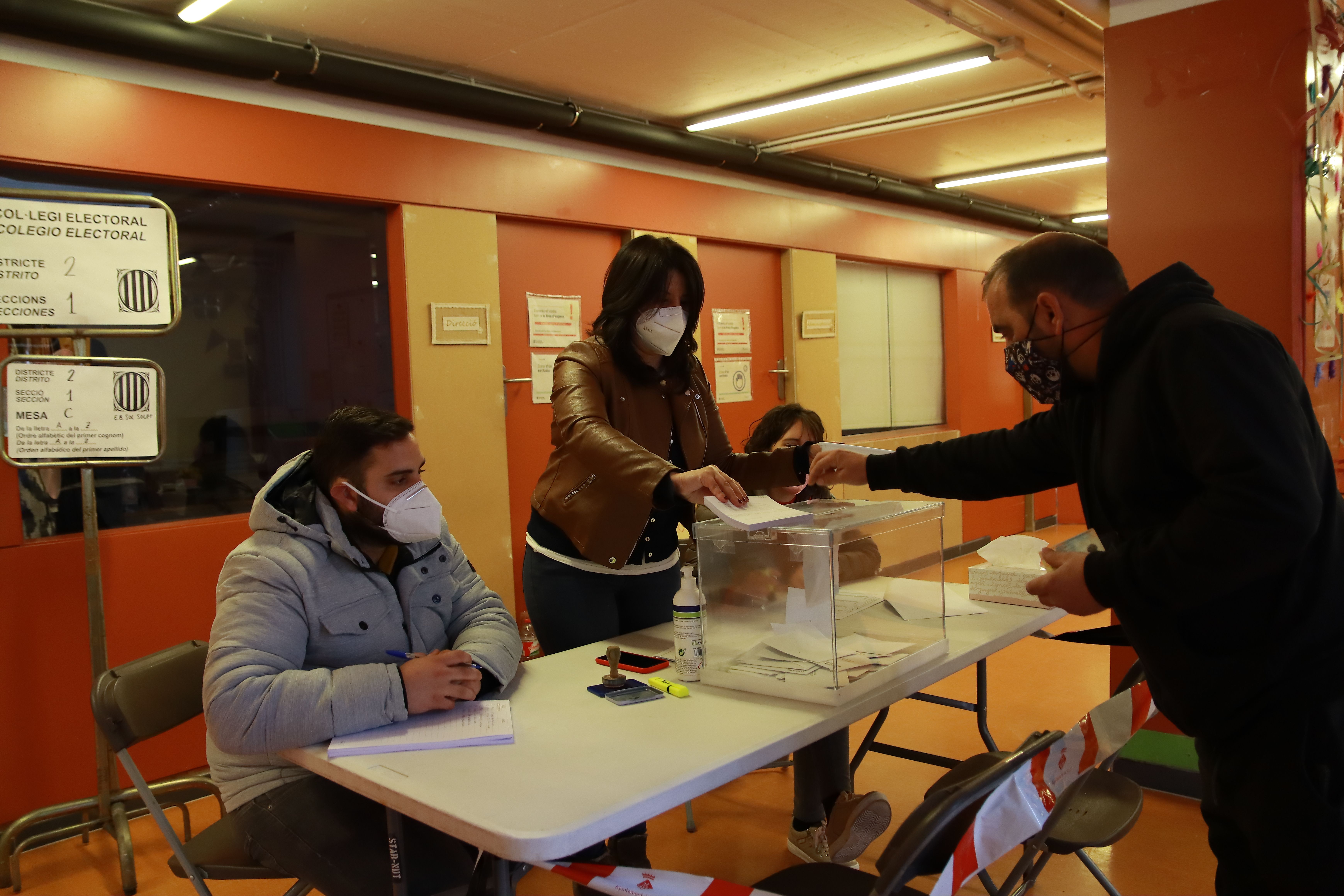 Eleccions del 14 de febrer a Rubí. FOTO: Josep Llamas