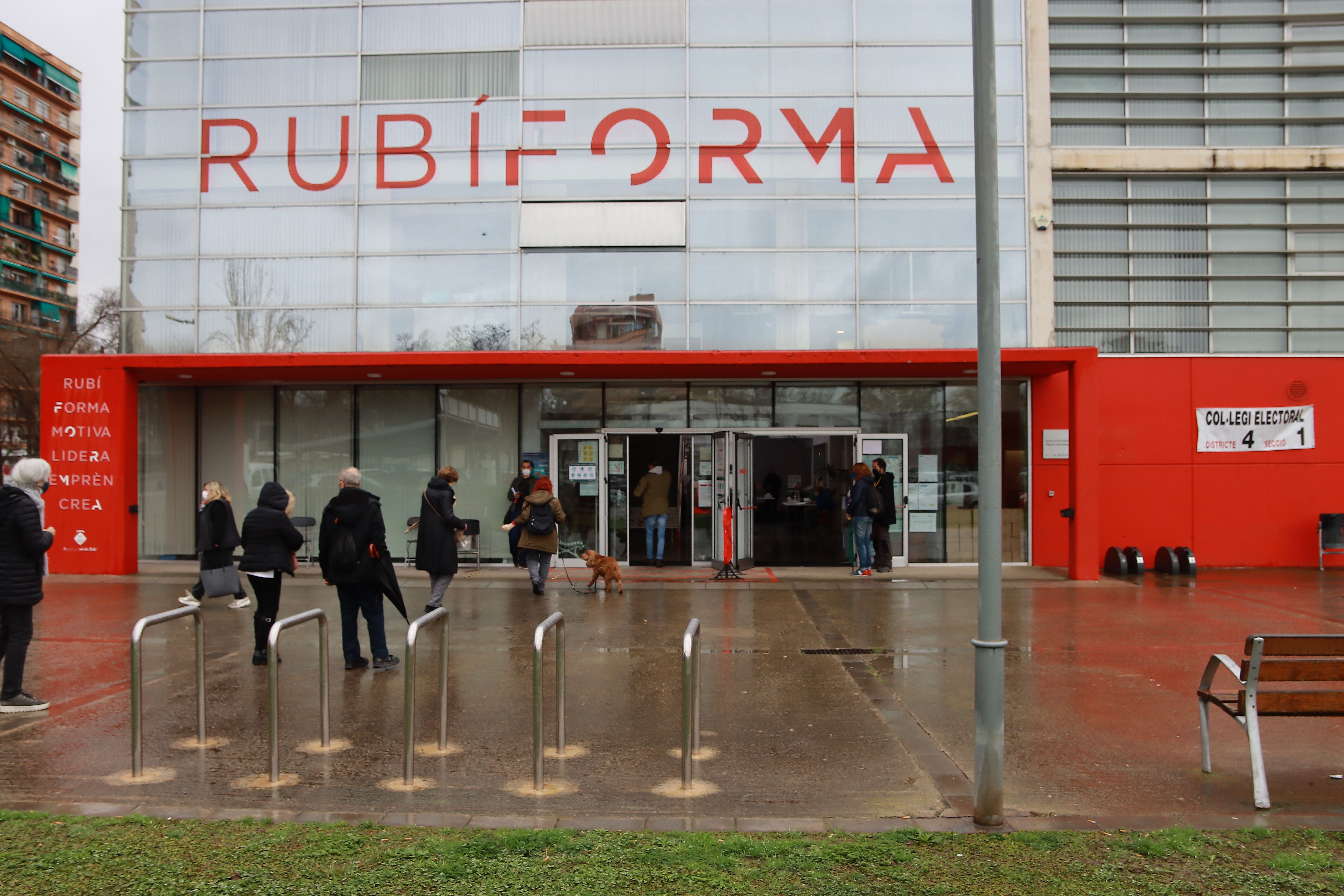 Eleccions del 14 de febrer a Rubí. FOTO: Josep Llamas