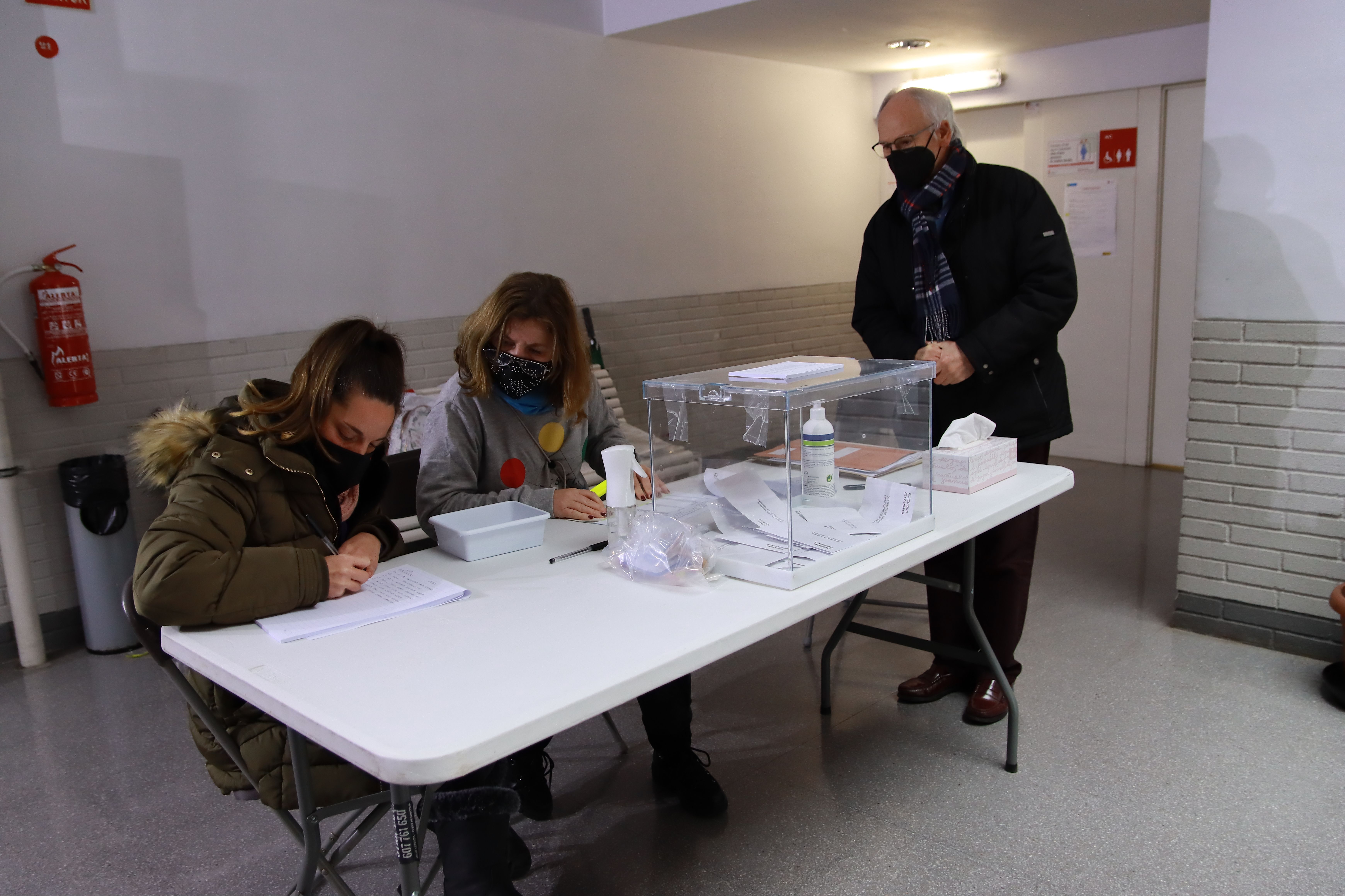 Eleccions del 14 de febrer a Rubí. FOTO: Josep Llamas