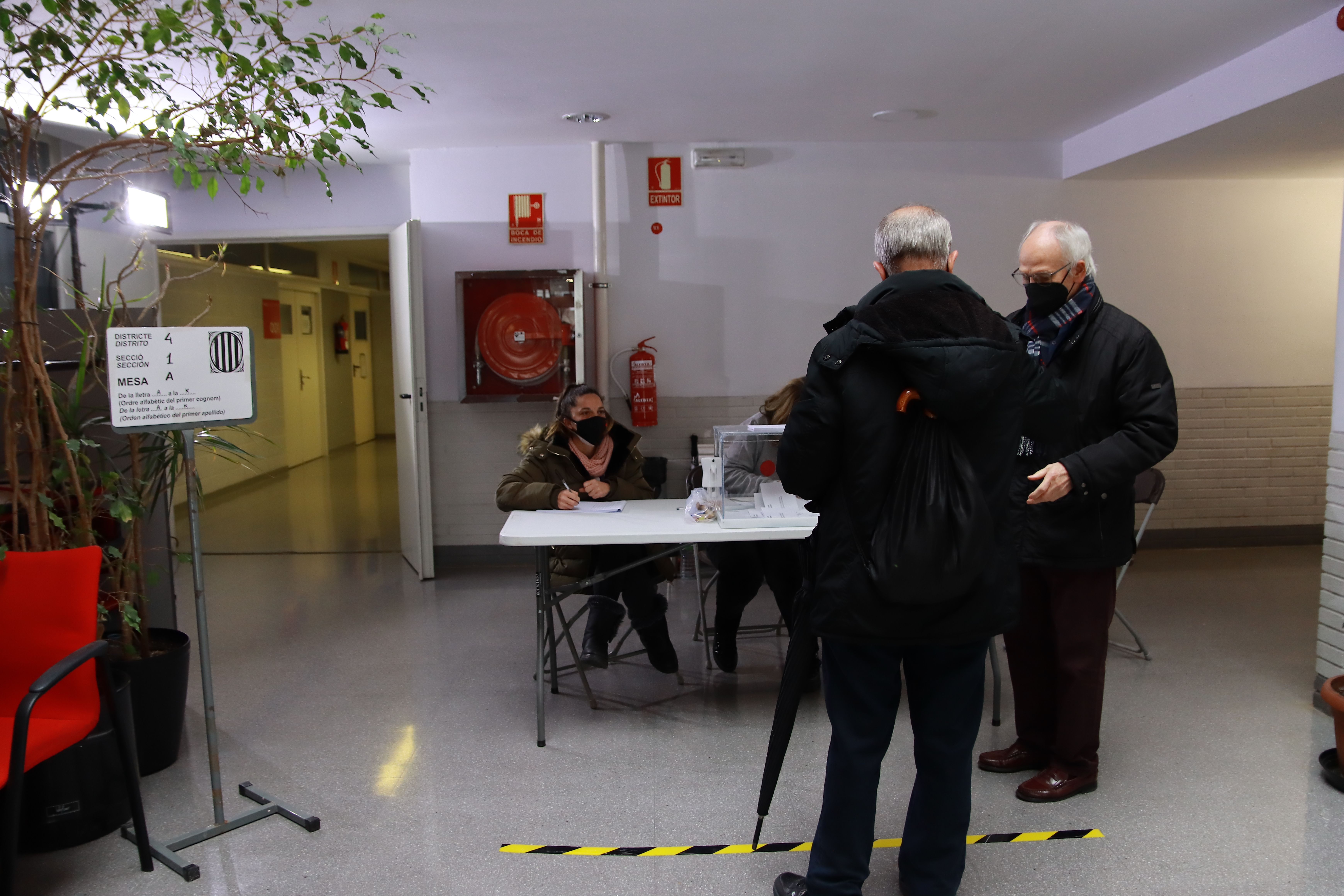 Eleccions del 14 de febrer a Rubí. FOTO: Josep Llamas