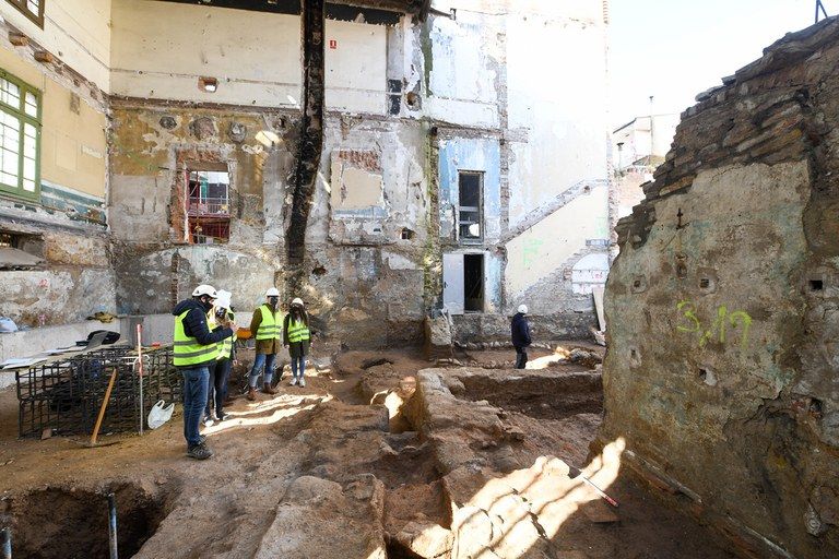 Les restes arqueològiques del Casino. FOTO: Ajuntament de Rubí - Localpres