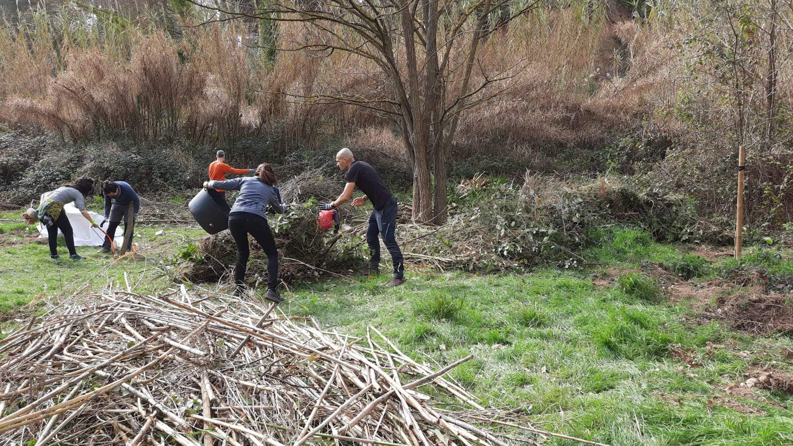 40 persones col·laboren en la primera jornada de voluntariat ambiental a Rubí. FOTO: Cedida 40 persones col·laboren en la primera jornada de voluntariat ambiental a Rubí. FOTO: Cedida