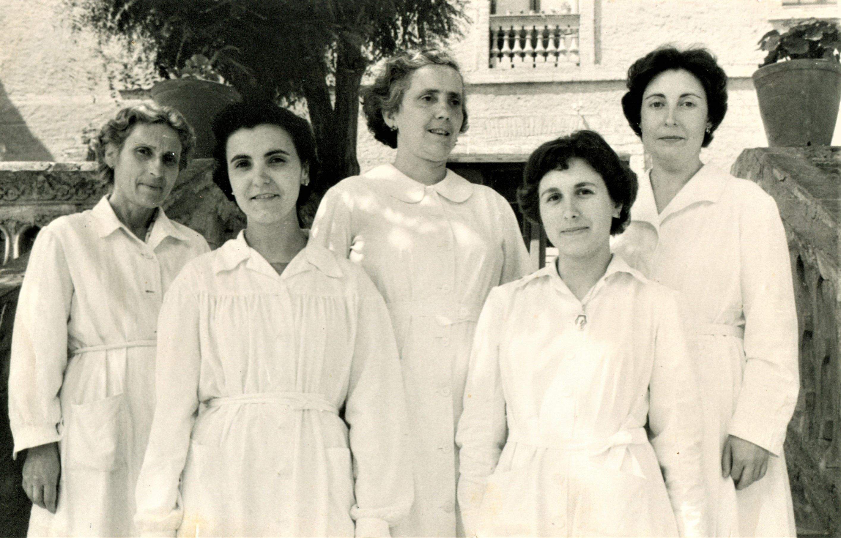 Les mestres de l'Escola Montserrat el 1959