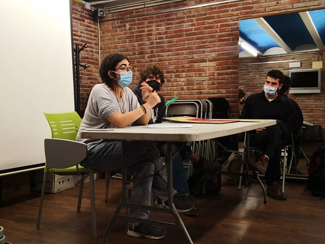 FOTO: Xerrada organitzada en el marc de la tercera edició del No Woman No Fest. FONT: Facebook de La Sonik