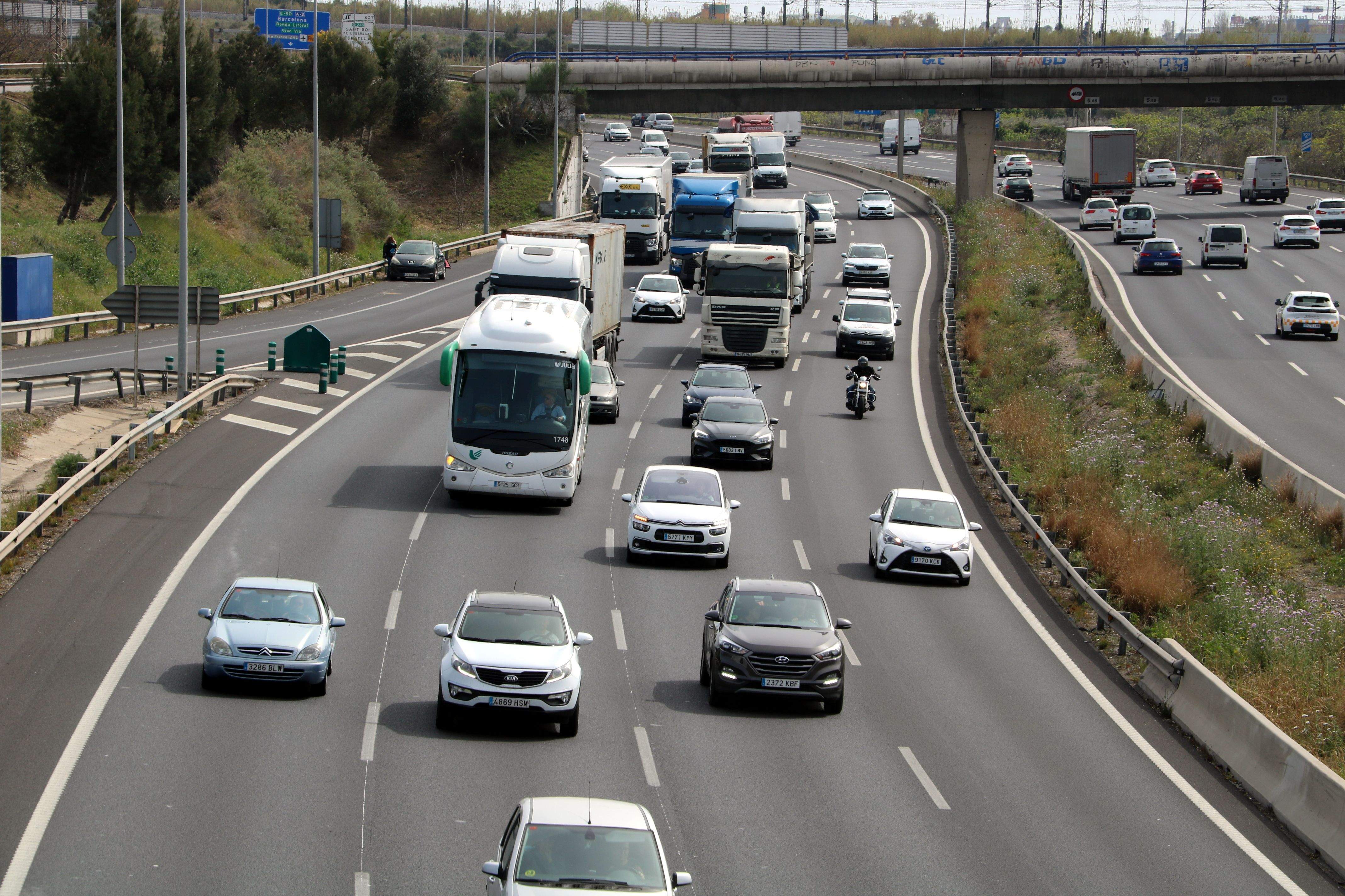 Ja són 376.500 els vehicles que han tornat a l'àrea metropolitana de Barcelona