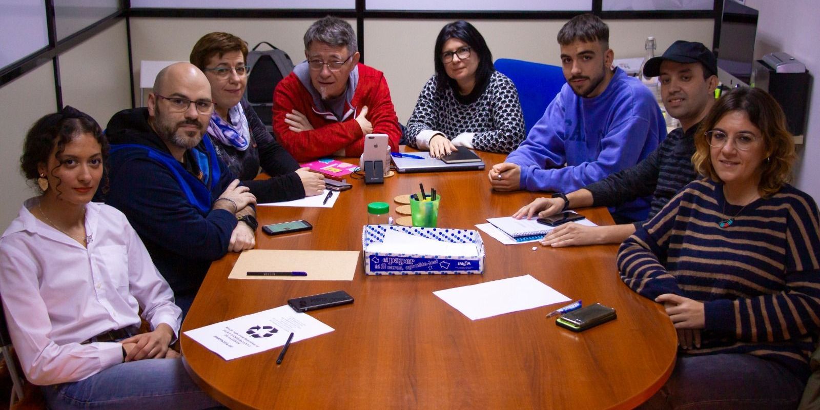 L'executiva de Comuns Rubí en una imatge d'arxiu. FONT: Cedida