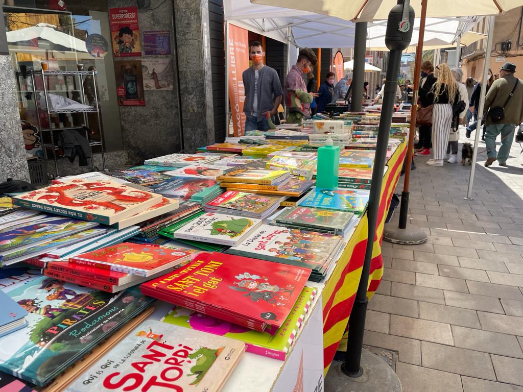 Parada del Racó del Llibre per Sant Jordi 2021. FOTO: N. Hueso