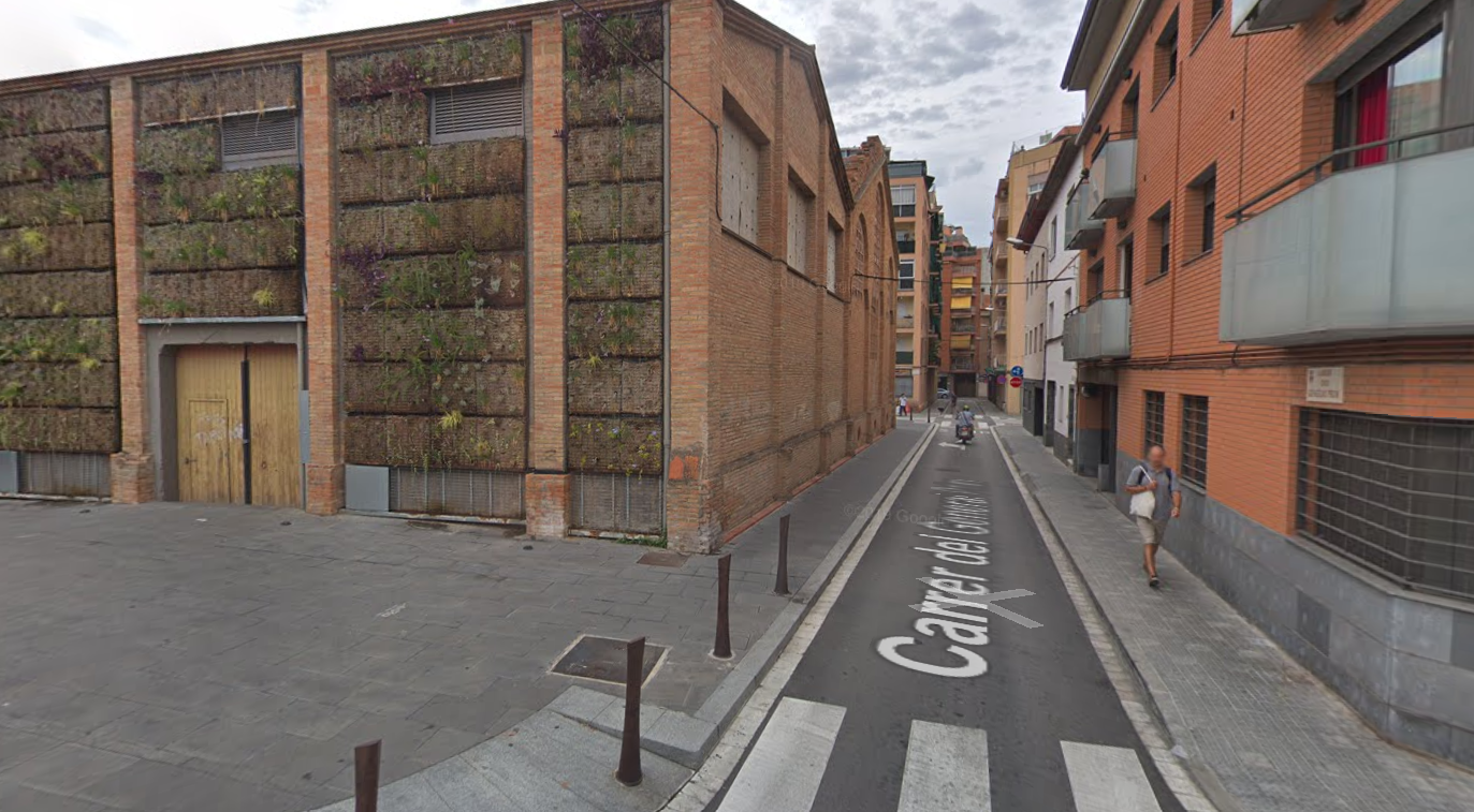 Avís per tall de subministrament d'aigua a diferents carrers de la ciutat. FOTO: Google Maps