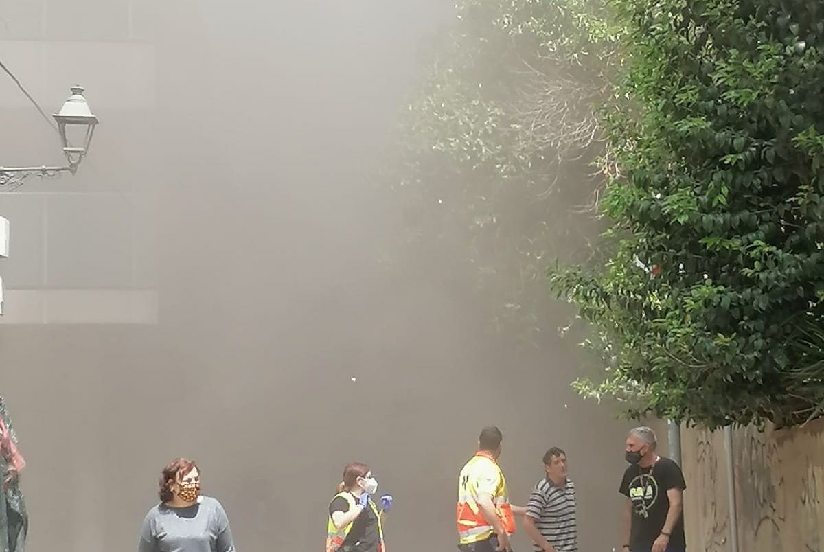 Segon incendi a la masia Cal Met Lleó. FOTO: Cedida Segon incendi a la masia Cal Met Lleó. FOTO: Cedida