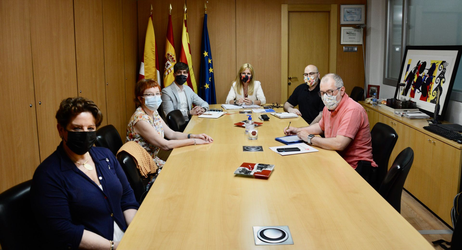 Reunió entre membres de l’equip de govern i els responsables del Fòrum de Síndics i Defensors Locals de Catalunya. FOTO: Ajuntament de Rubí Reunió entre membres de l’equip de govern i els responsables del Fòrum de Síndics i Defensors Locals de Catalunya. FOTO: Ajuntament de Rubí