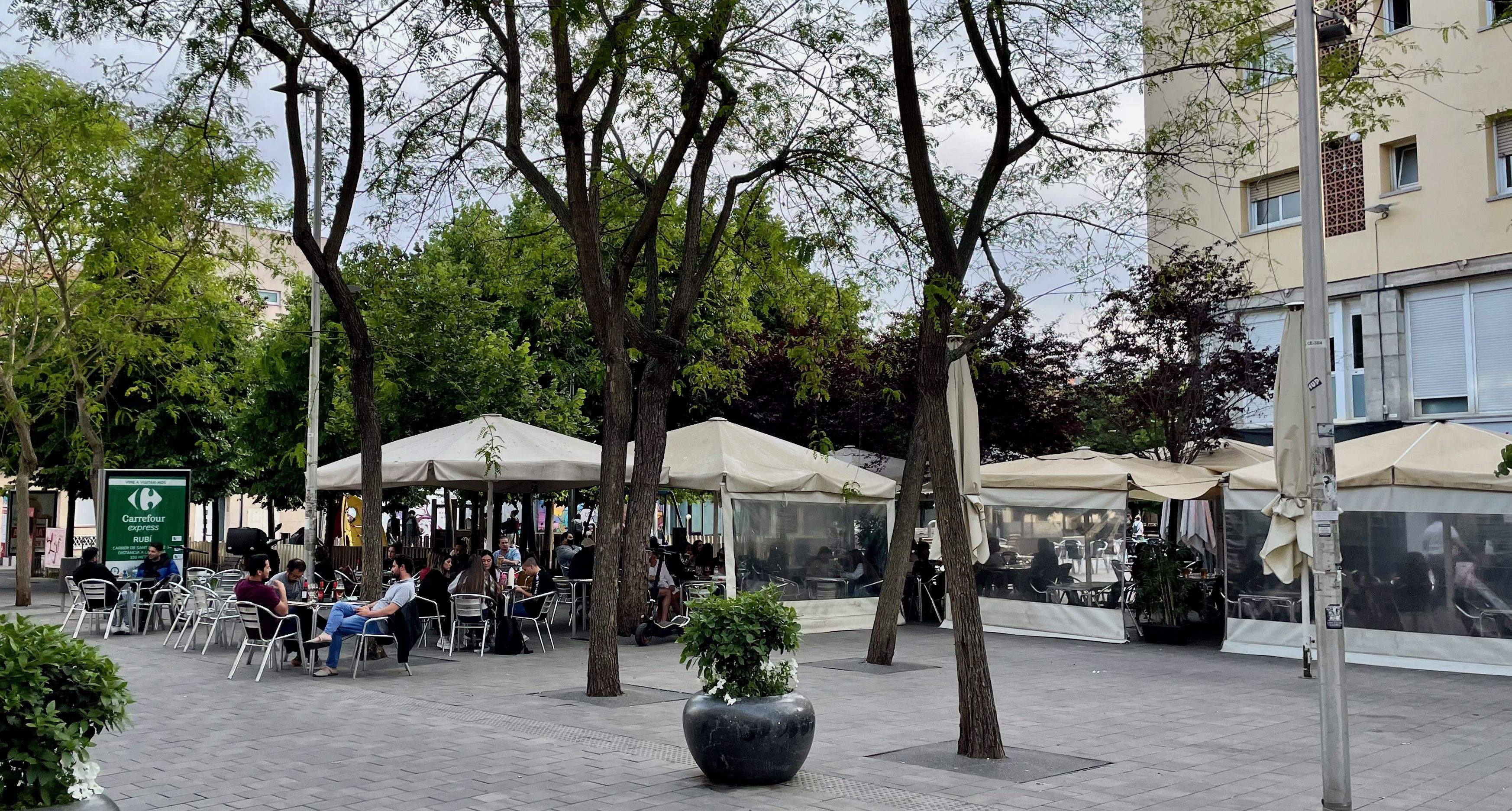 Terrasses a Rubí. FOTO: NHS Terrasses a Rubí. FOTO: NHS