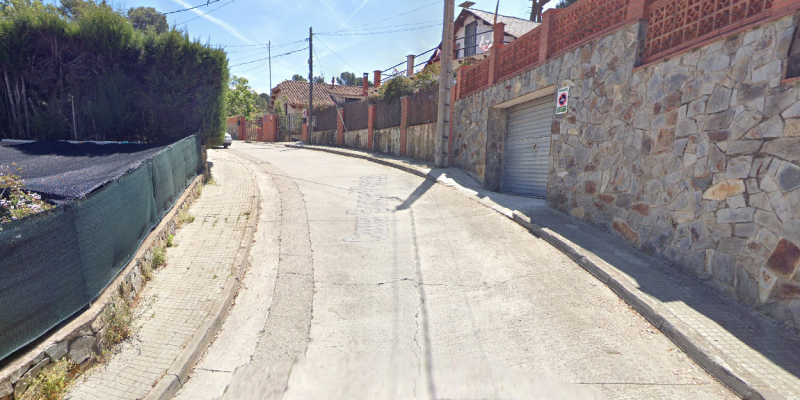 Un tram del carrer de Bonavista de Sant Cugat FOTO: Google Maps
