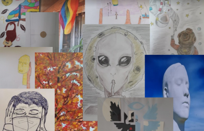 La Biblioteca de Rubí acollirà l’exposició “El Silenci” creada pel grup terapèutic d’art del SRC. FOTO: Cedida