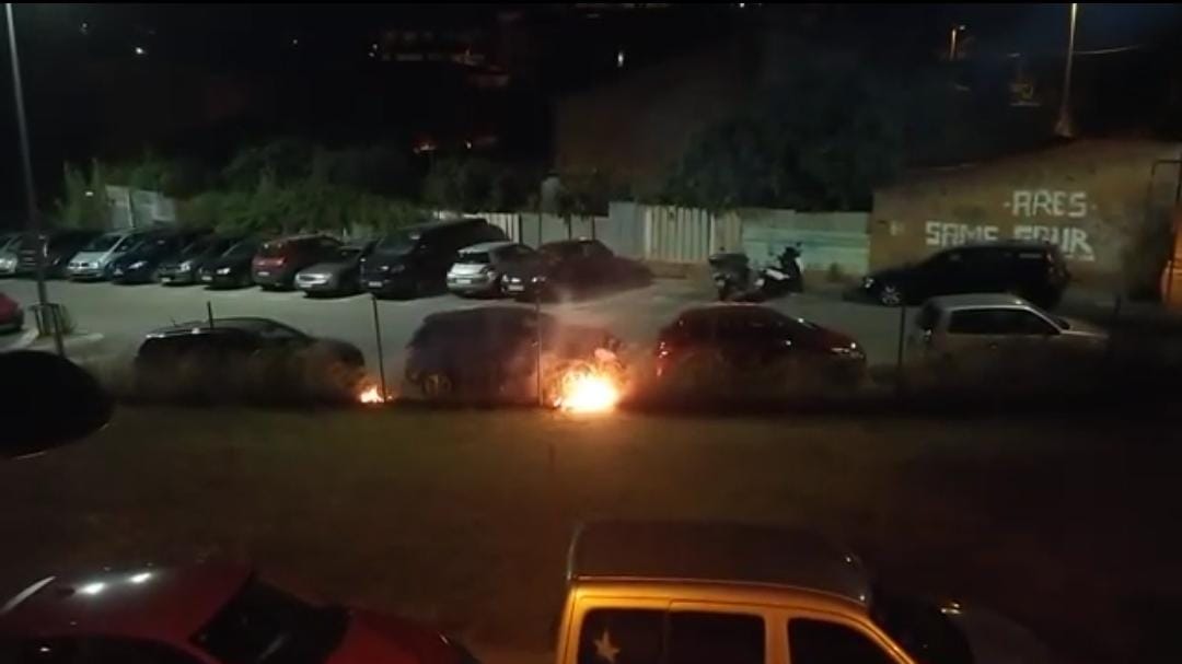 Un dels incendis han tingut lloc al passeig de les Torres FOTO: Cedida