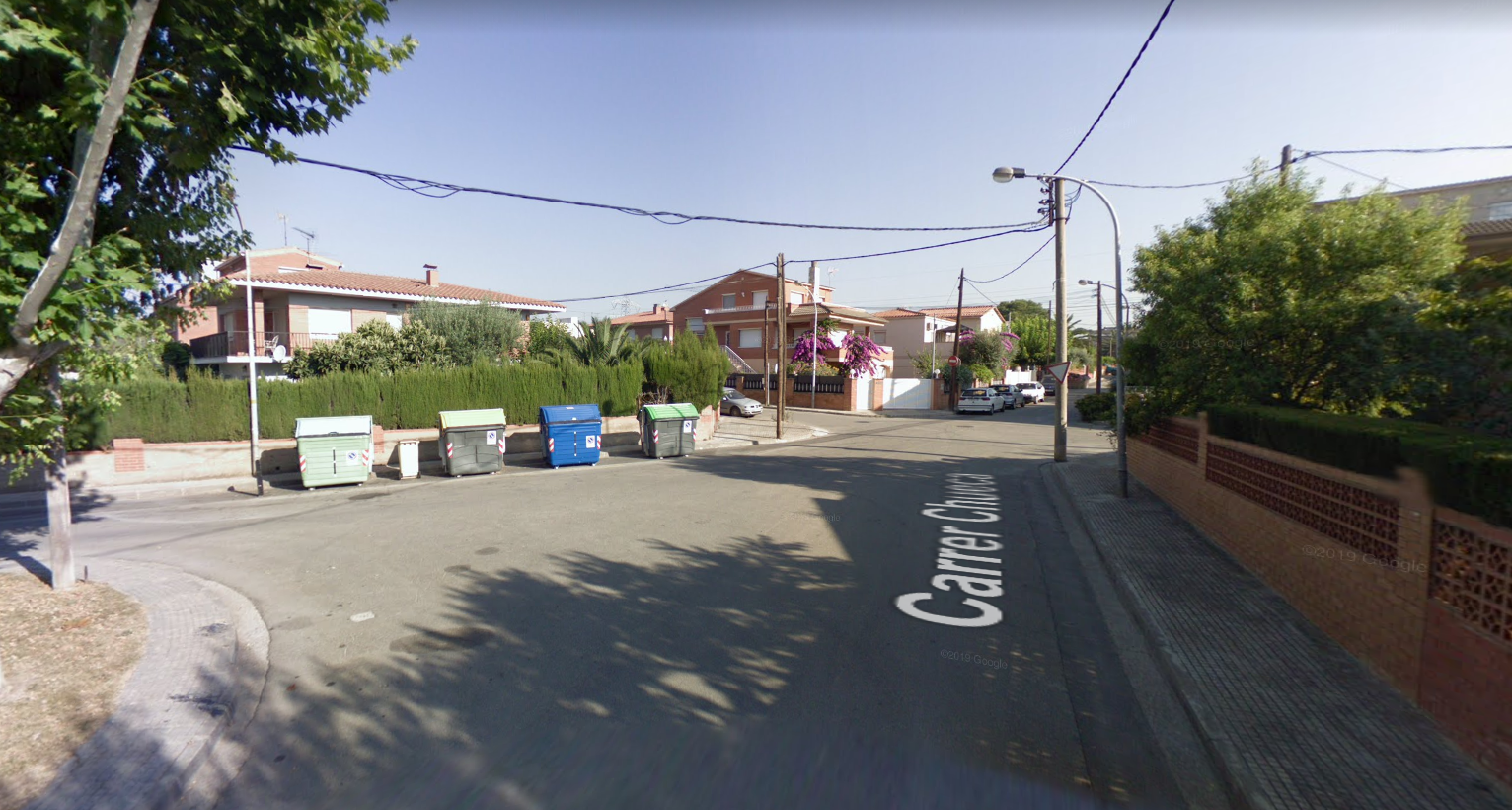  Avaria a la xarxa d’abastament d’aigua del carrer Compositor Chueca. FOTO: Google Maps