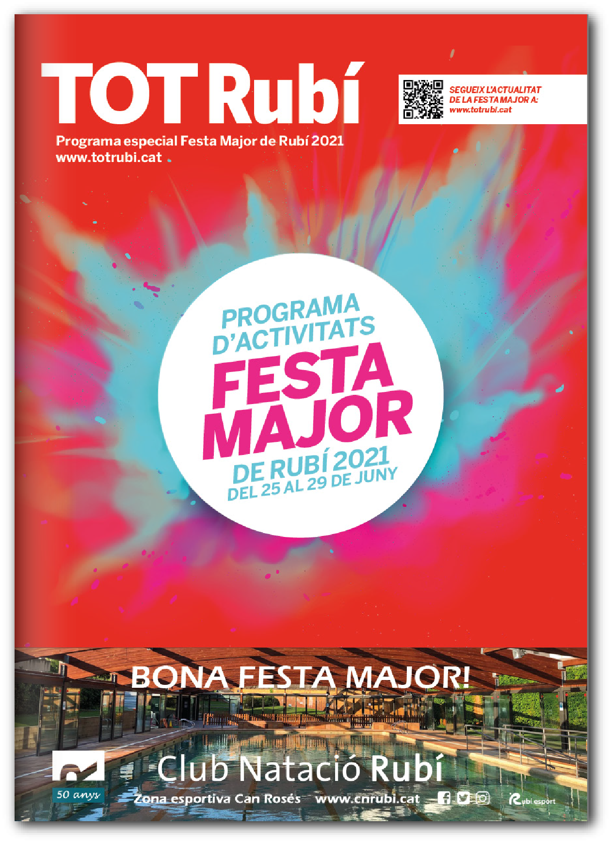 Portada Programa Festa Major TOT Rubí 2021