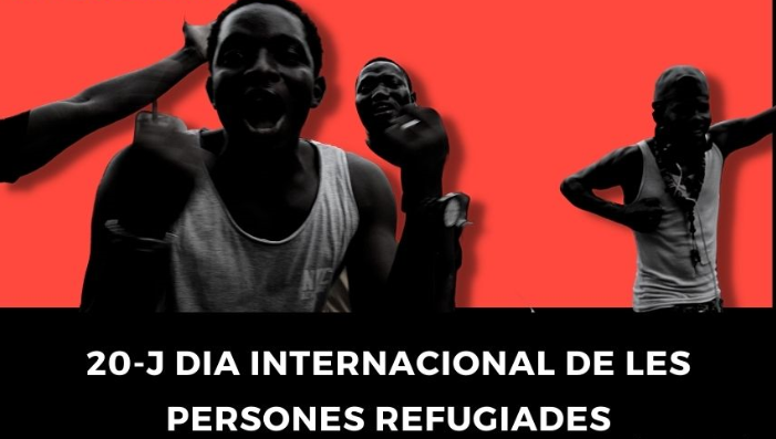 Rubí Acull organitza una concentració per a la llibertat de moviment de refugiats i migrants. FOTO: Cedida