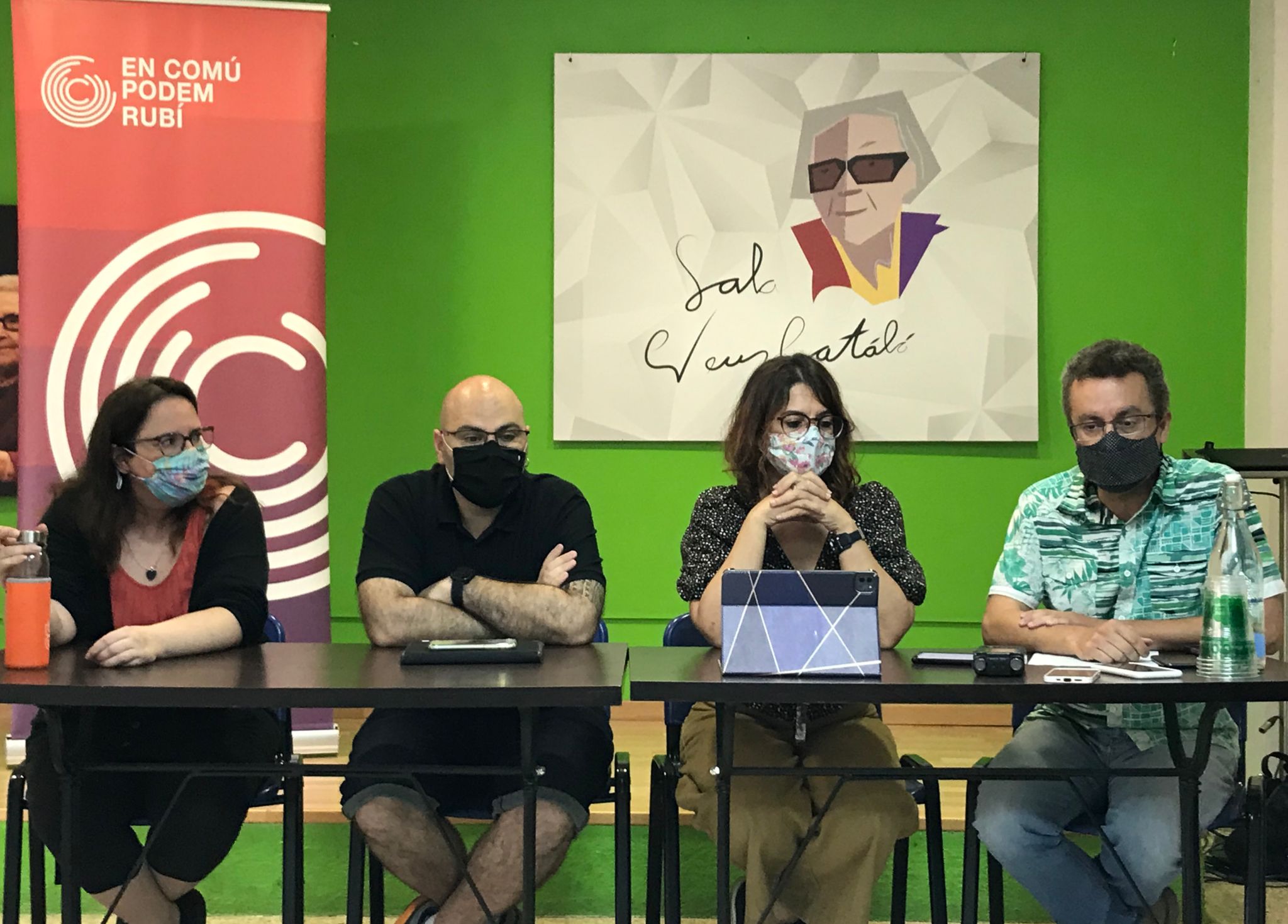 Canvis al grup municipal d'En comú podem Rubí. FOTO: AMM