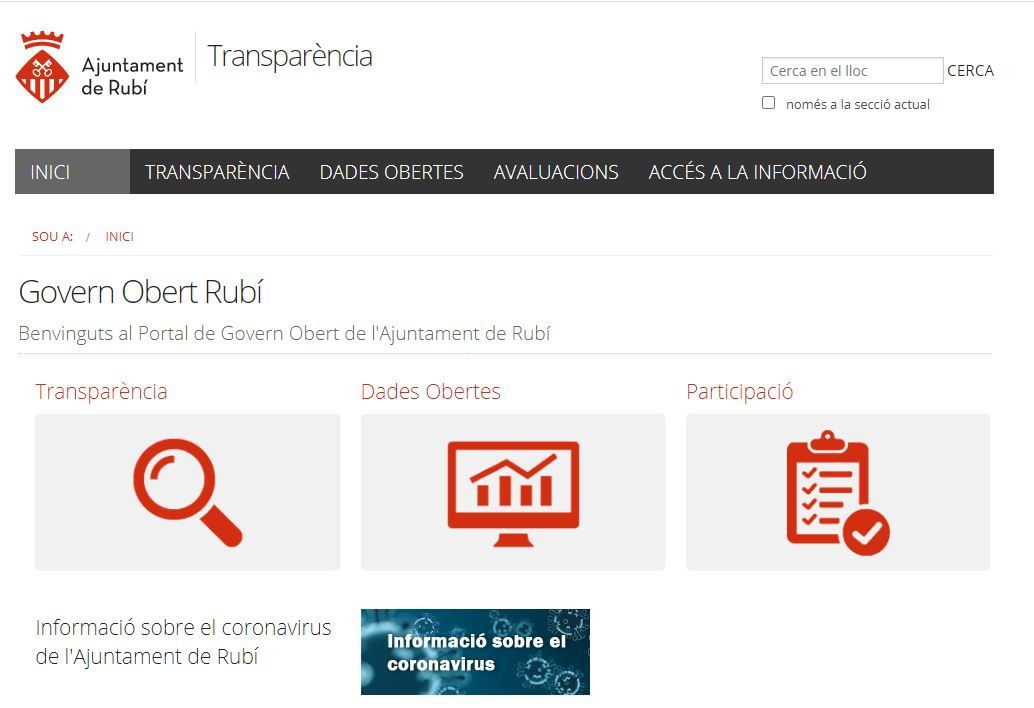 L’Ajuntament es dota d’un Pla estratègic de Govern Obert. FOTO: Cedida L’Ajuntament es dota d’un Pla estratègic de Govern Obert. FOTO: Cedida