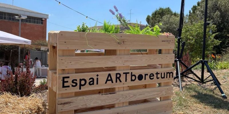 L'espai ARTBORETUM al Castell per Festa Major 2021 a Rubí. FOTO: NHS